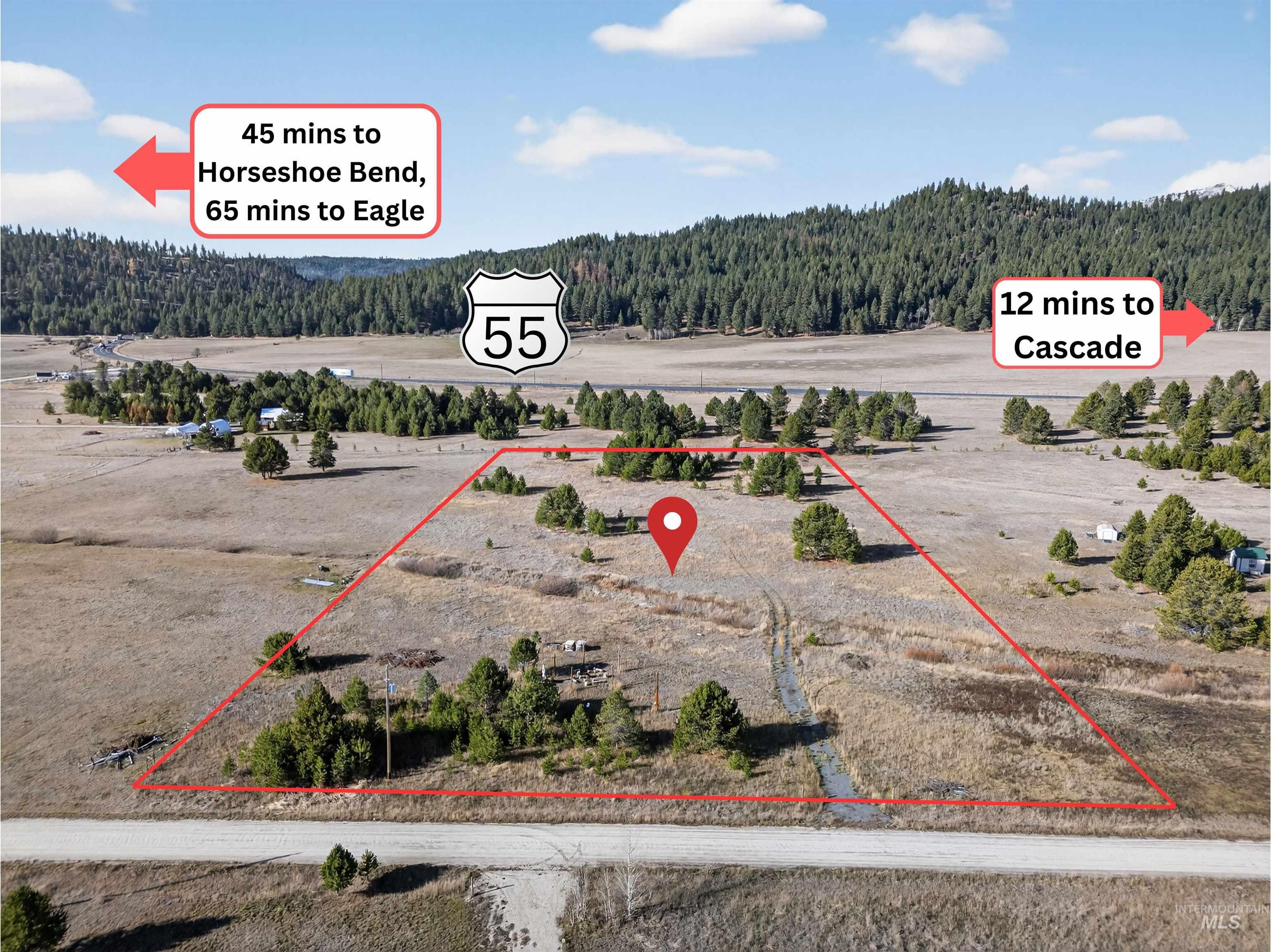 10201 Packsaddle Rd, Cascade, Idaho 83611, Land For Sale, Price $279,900, 98967626
