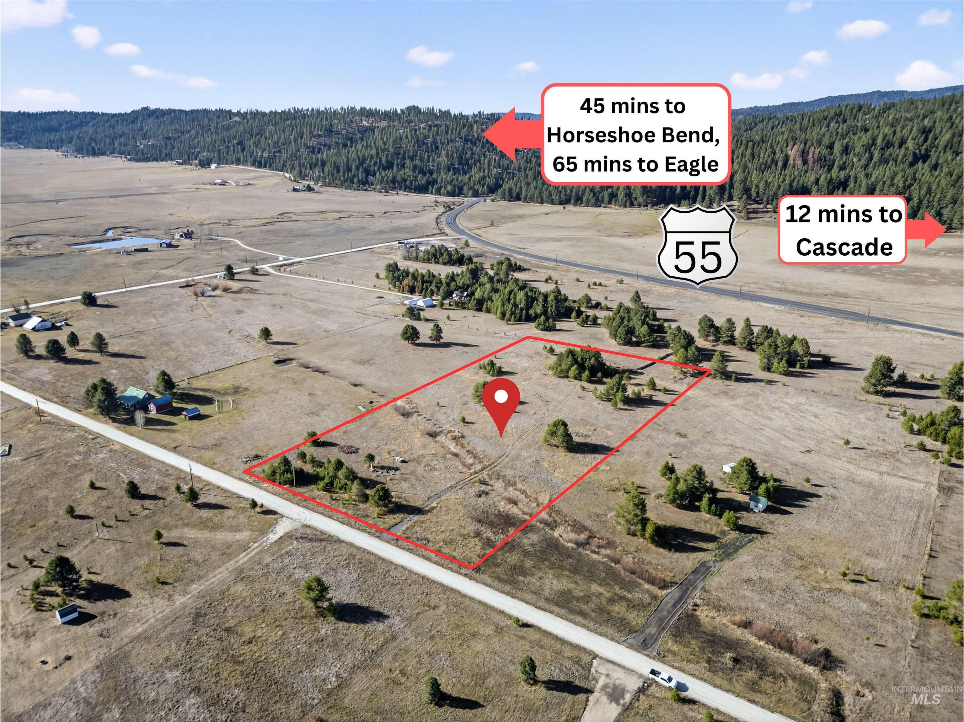 10201 Packsaddle Rd, Cascade, Idaho 83611, Land For Sale, Price $279,900, 98967626