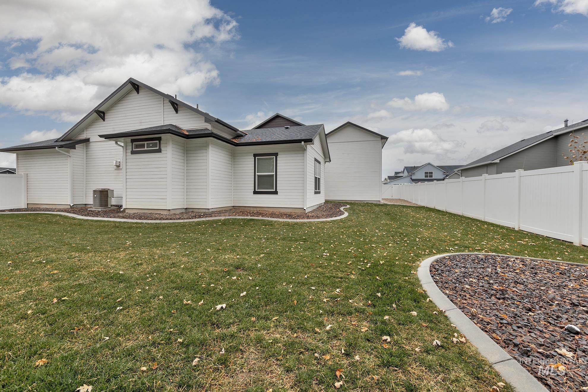 View of home's exterior featuring a central air condition unit
