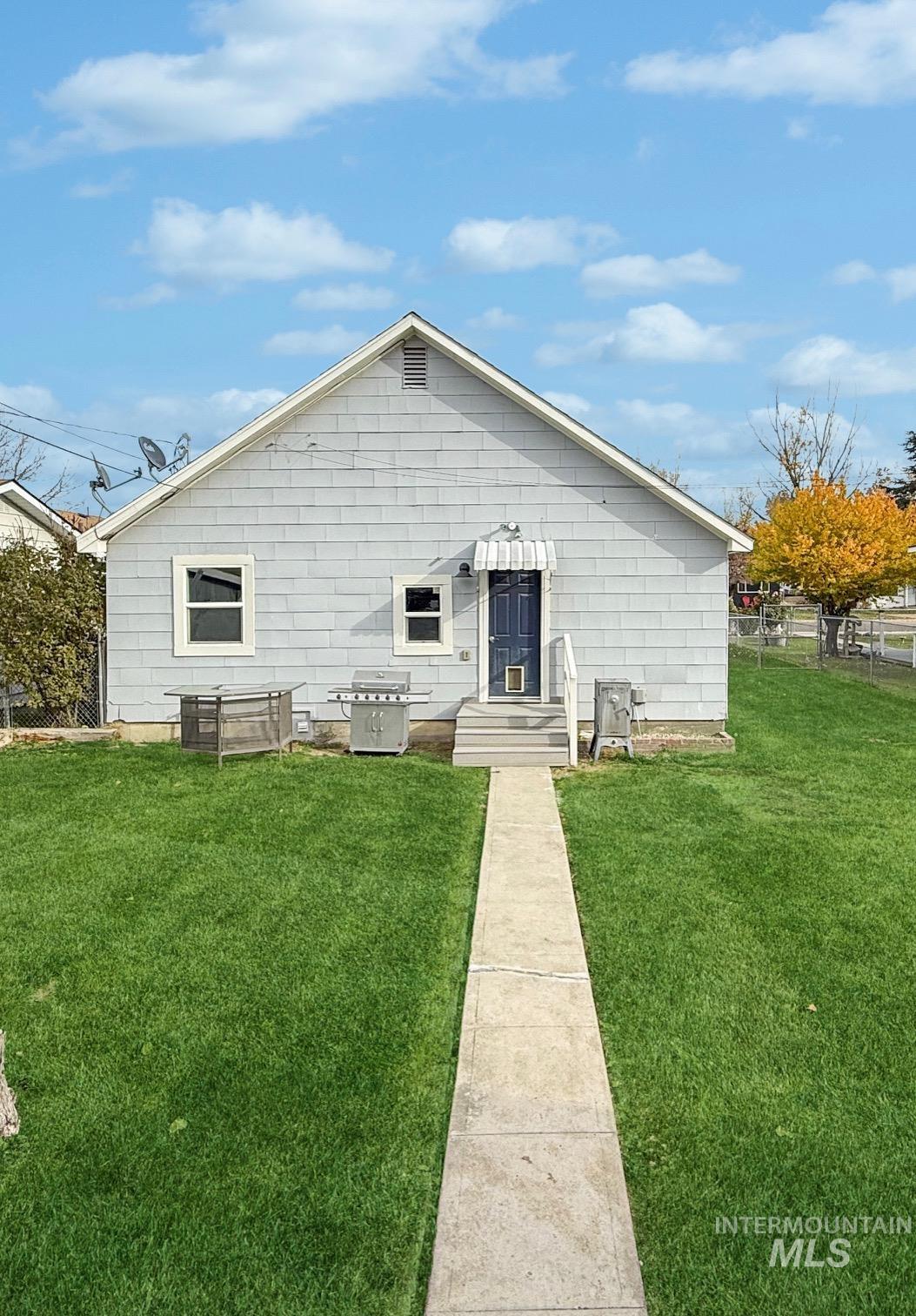 Rear view of property