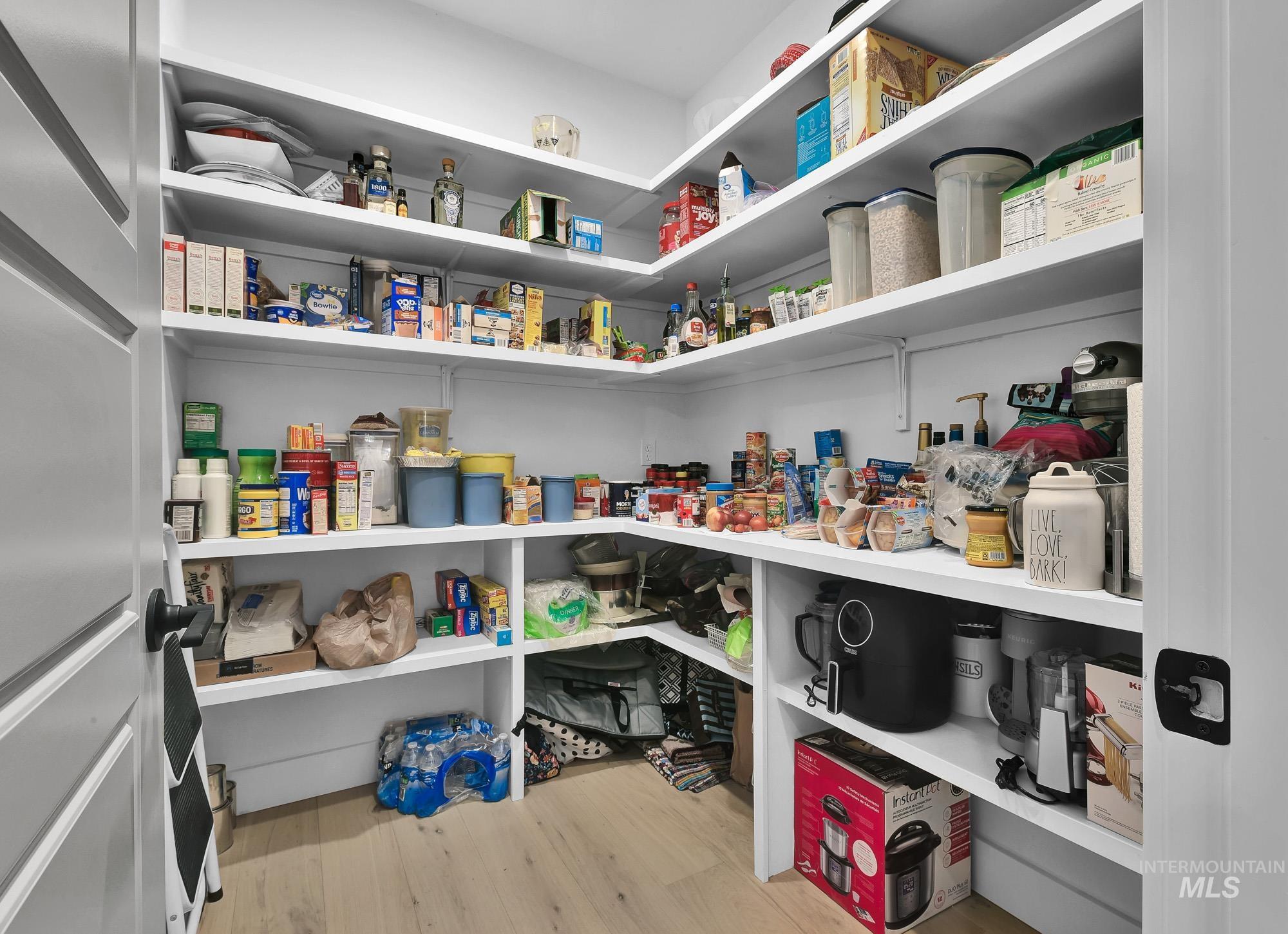 View of storage area