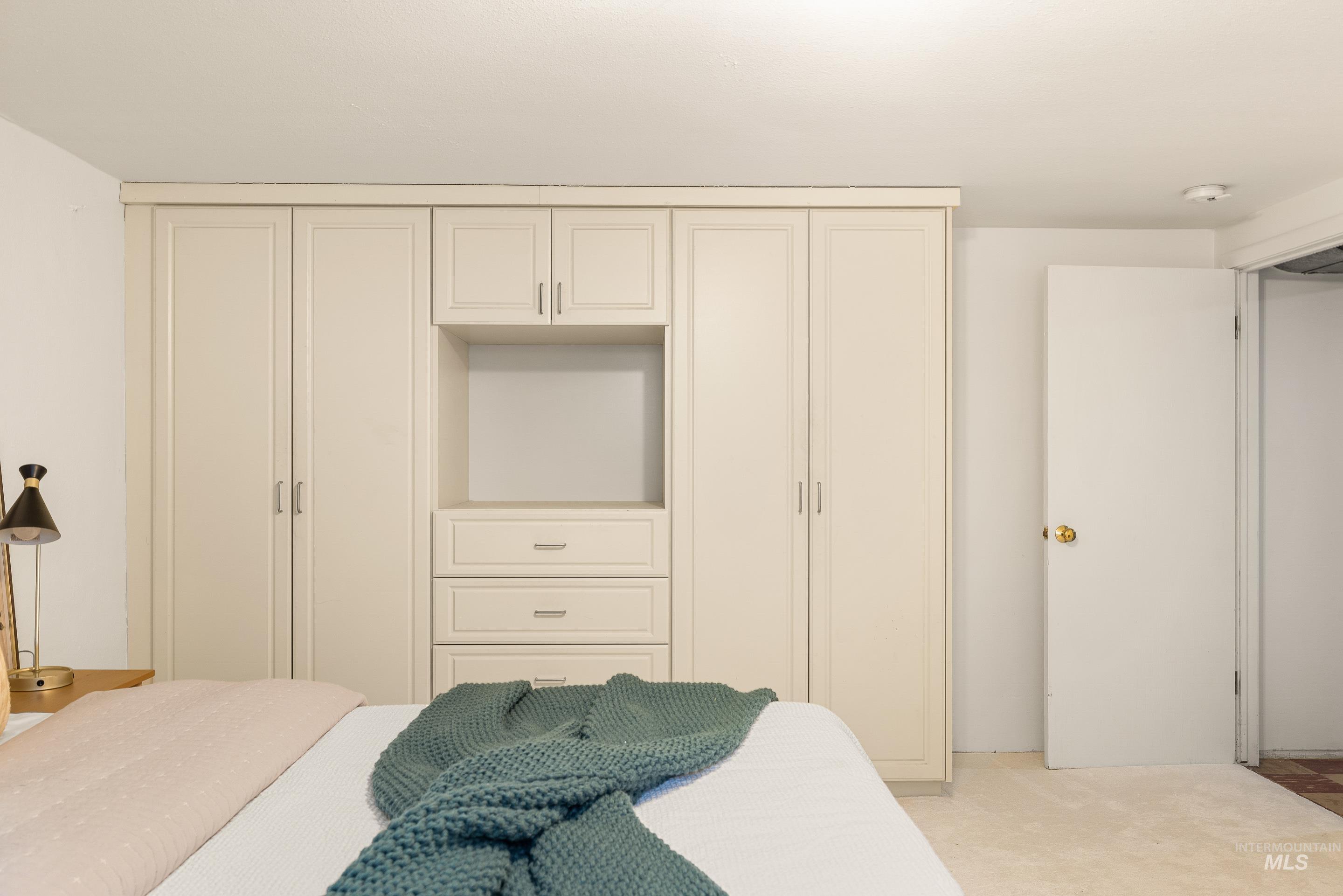 Bedroom with a closet