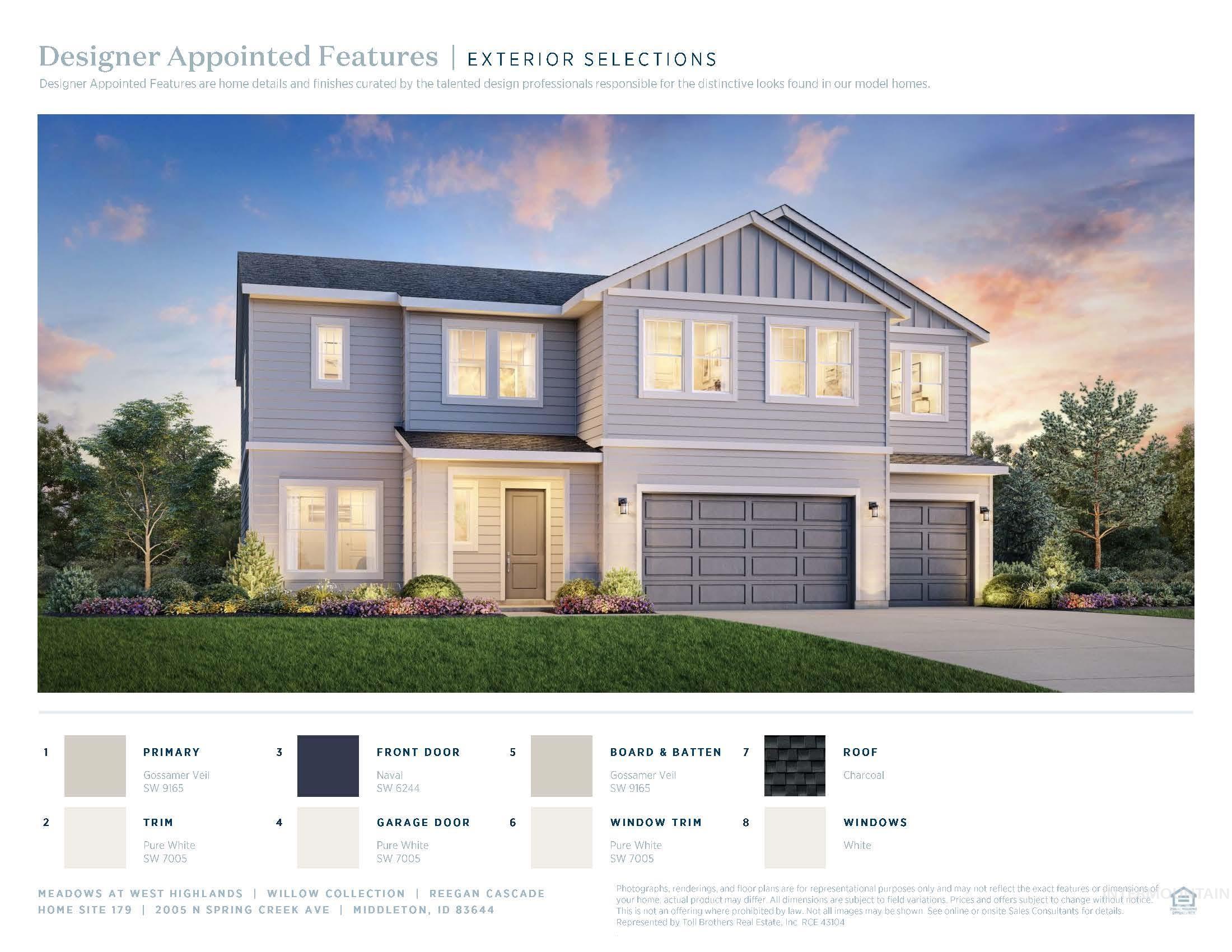 View of miscellaneous listing collateral