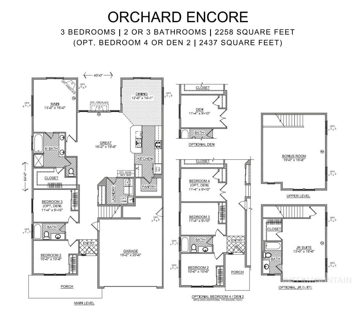 View of floor plan / room layout