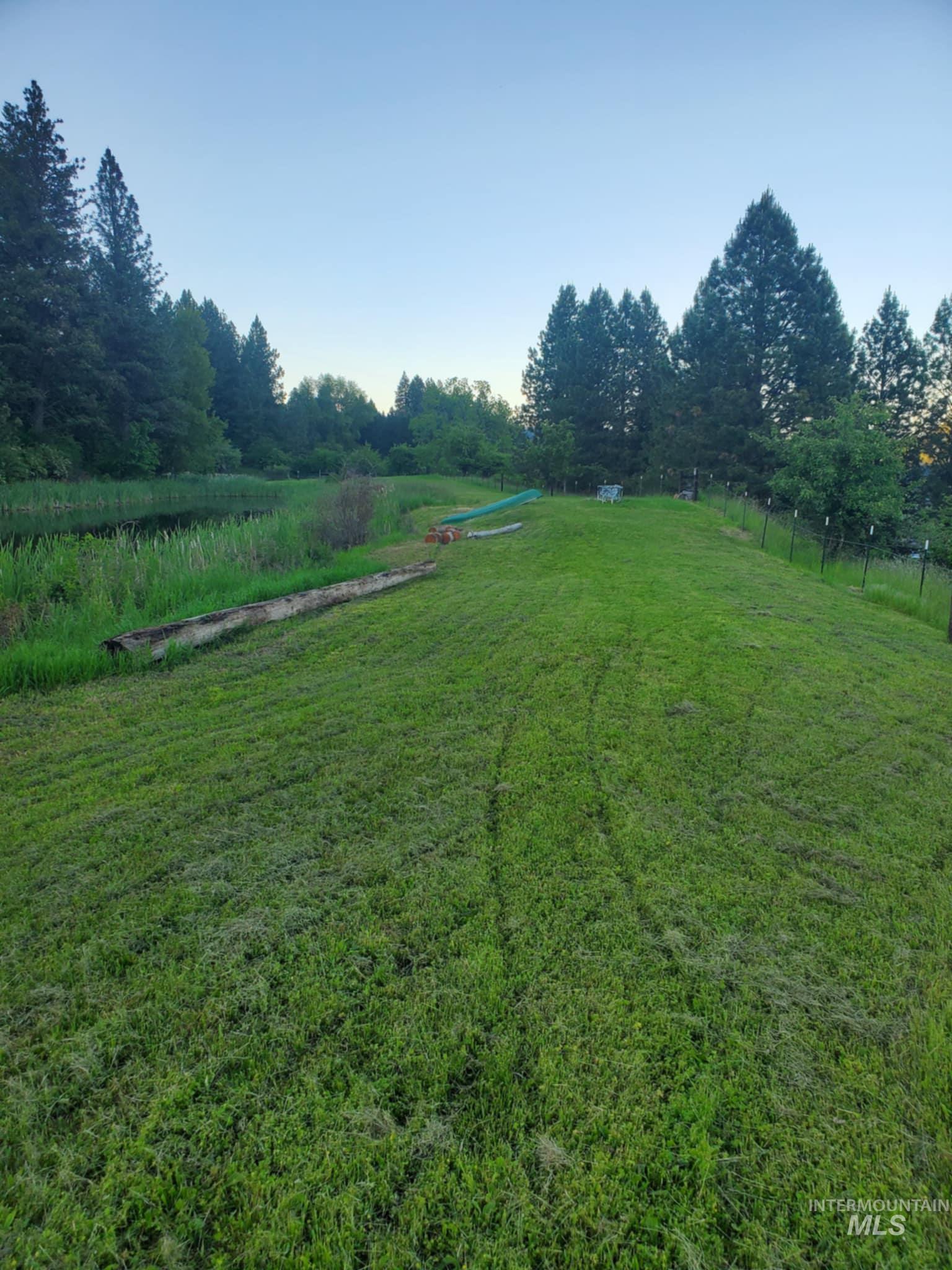 View of yard featuring a view of countryside