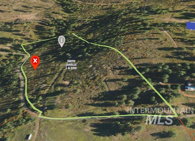 Aerial view of property's location