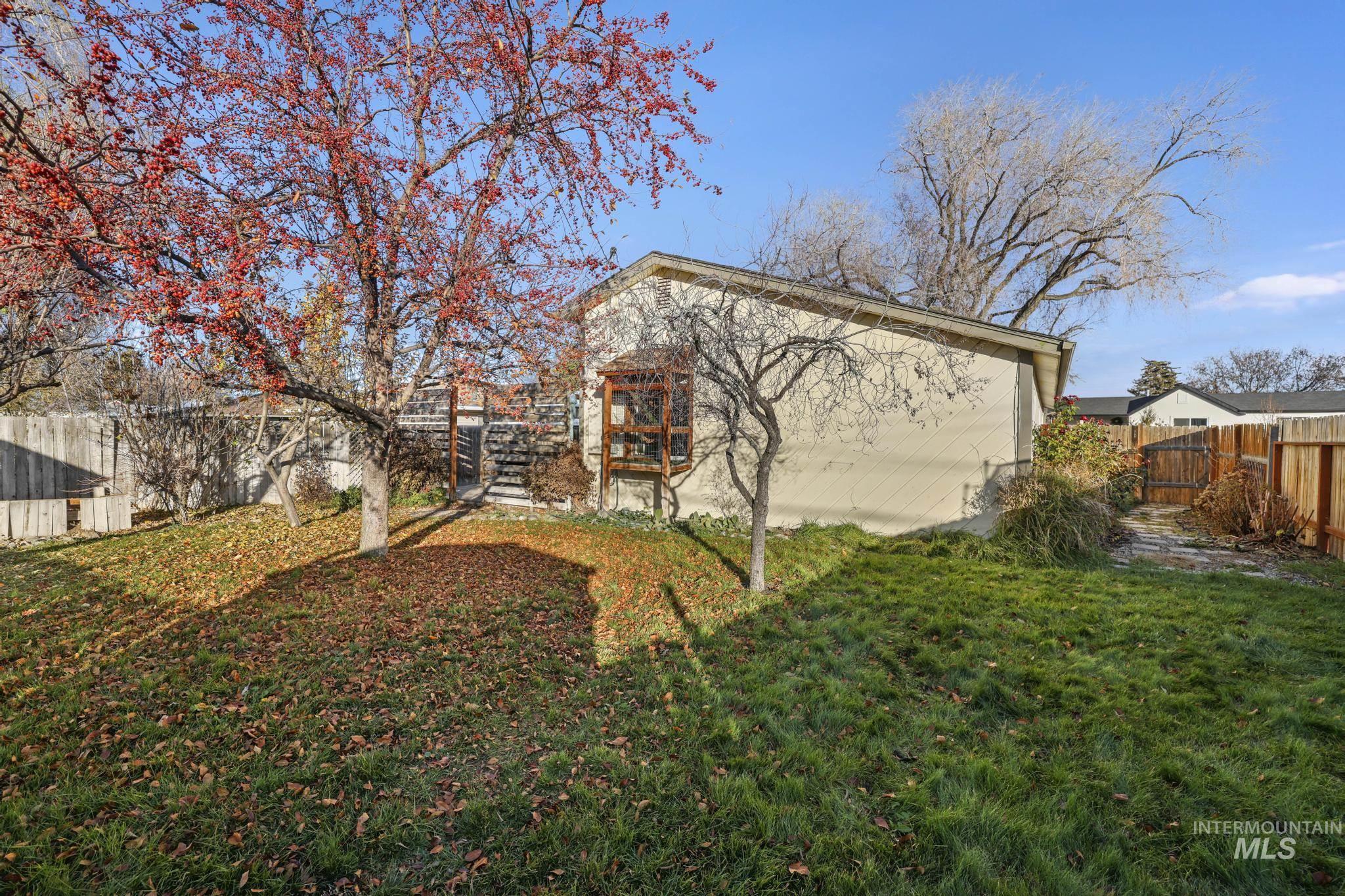Back of house featuring a fenced backyard