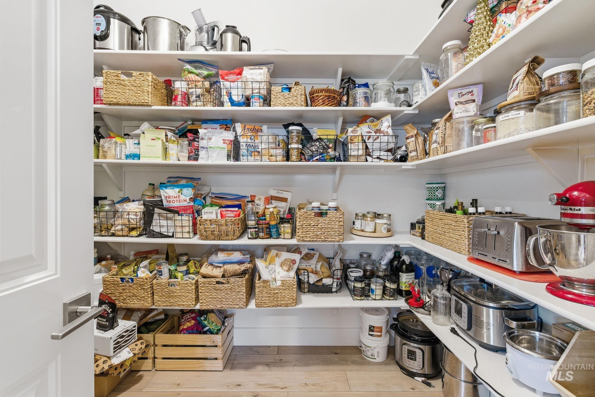 View of storage area