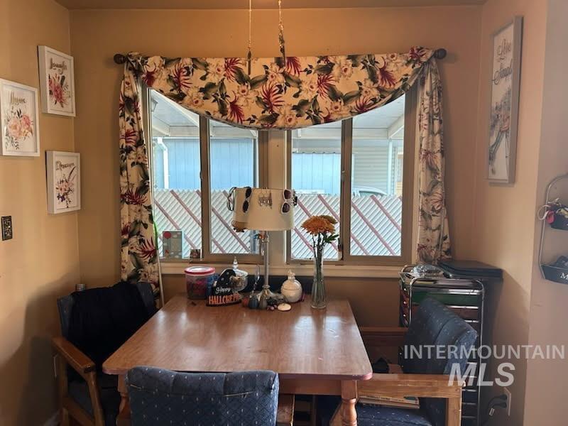 View of dining space