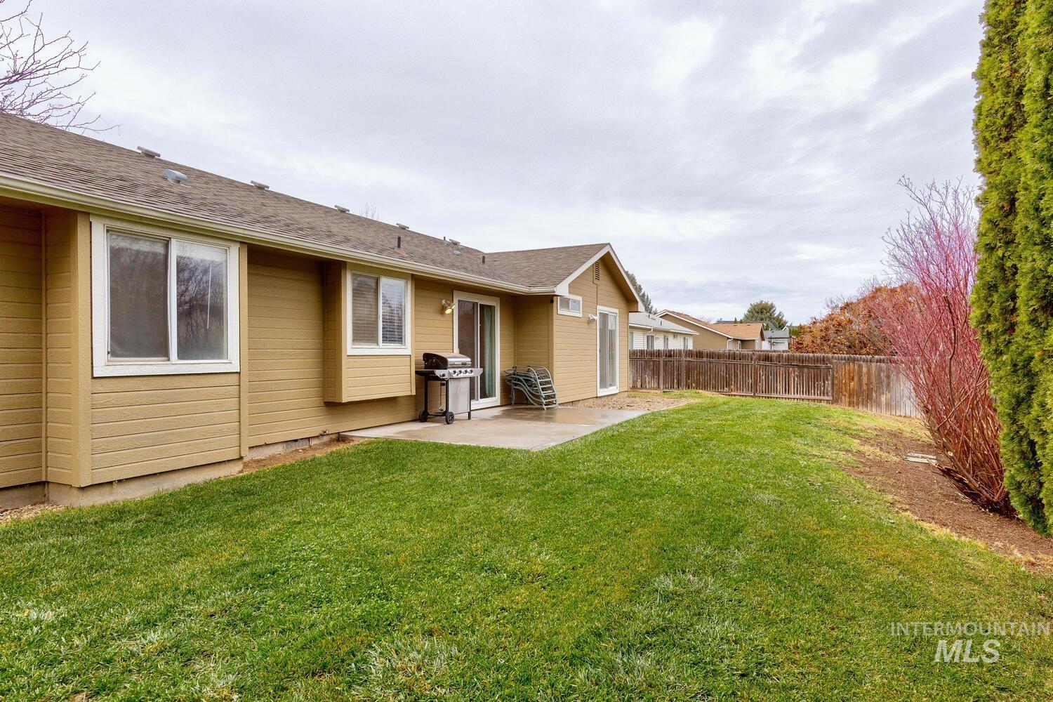Back of property featuring a patio