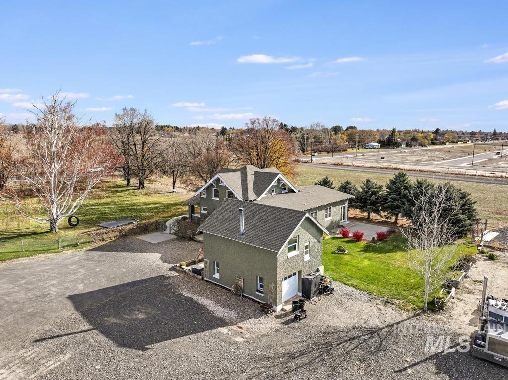 Aerial view of property and surrounding area