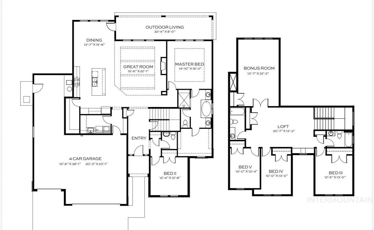View of home floor plan