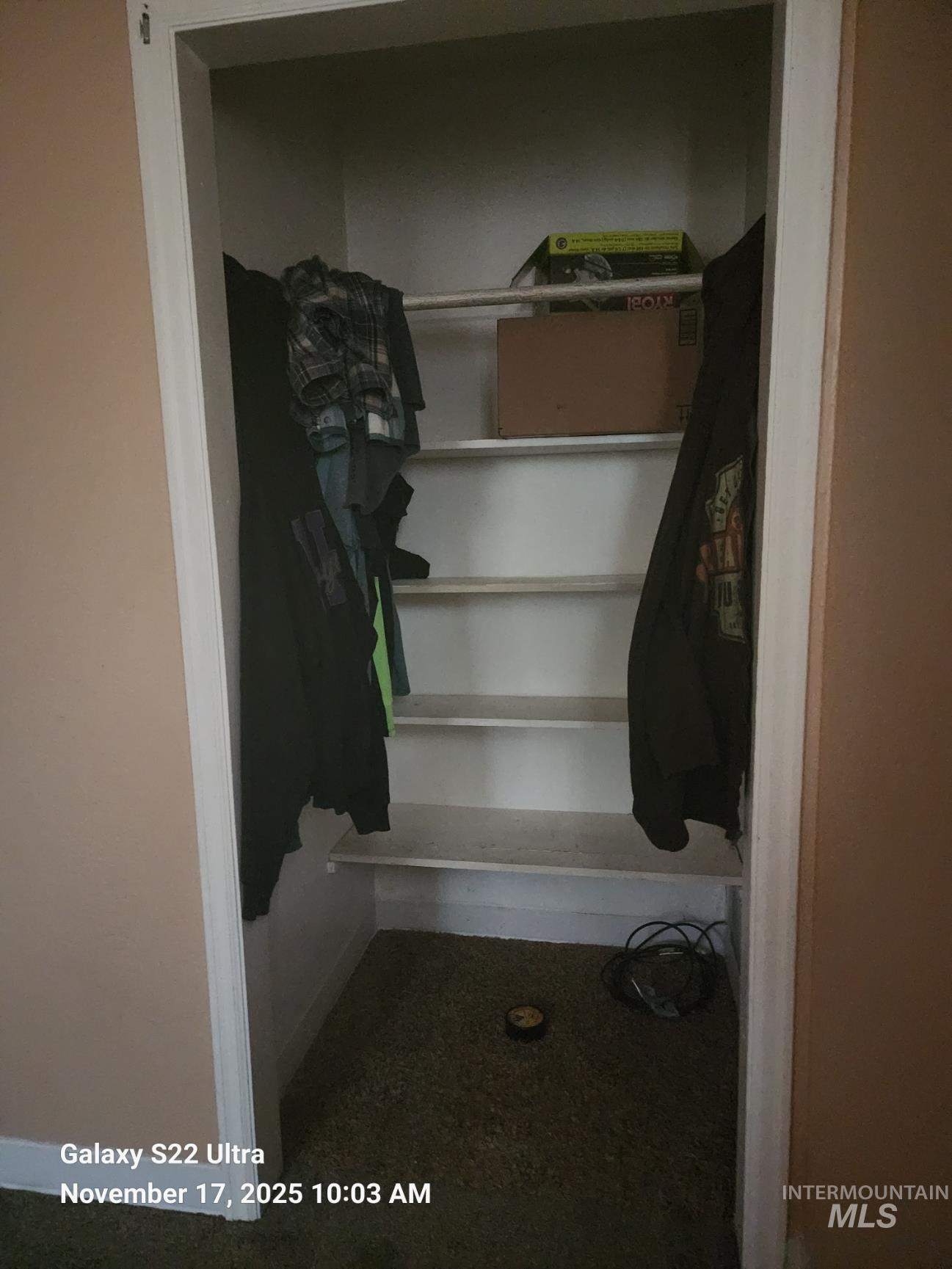 View of closet