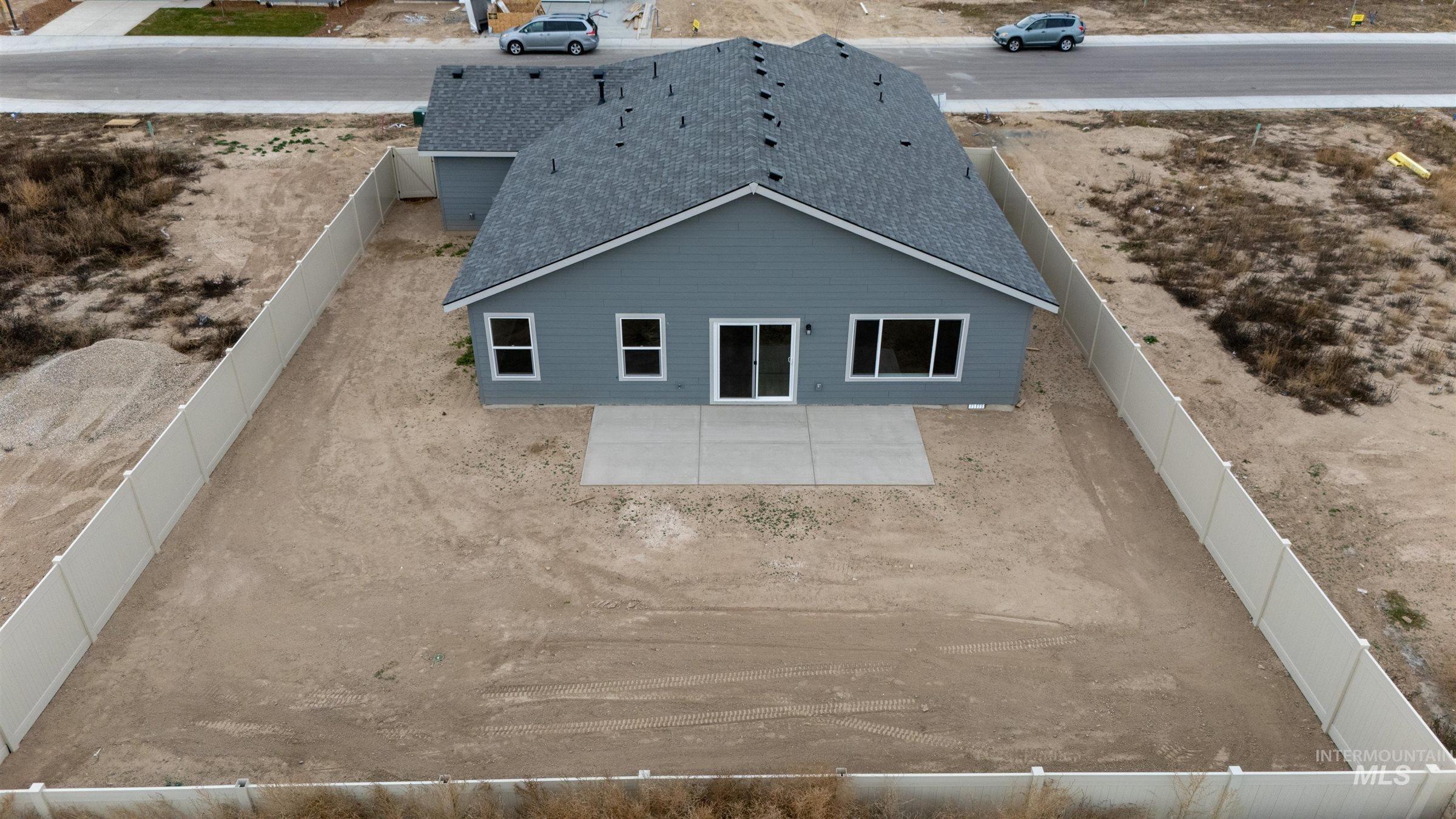 Aerial view of property and surrounding area