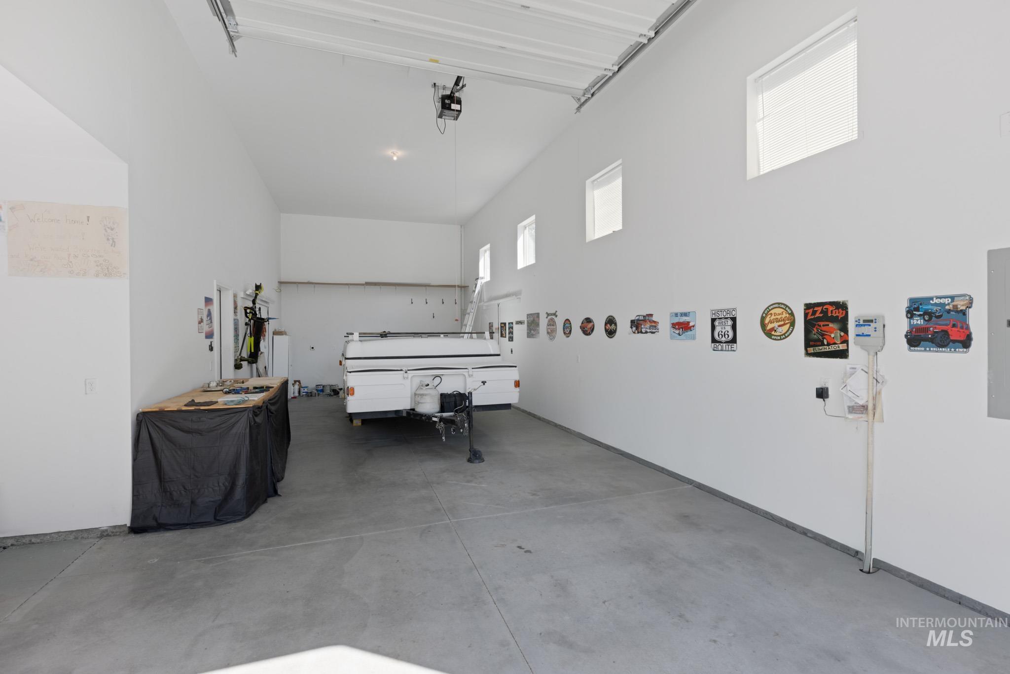 42' deep with 16' door, 220 & 30 amp