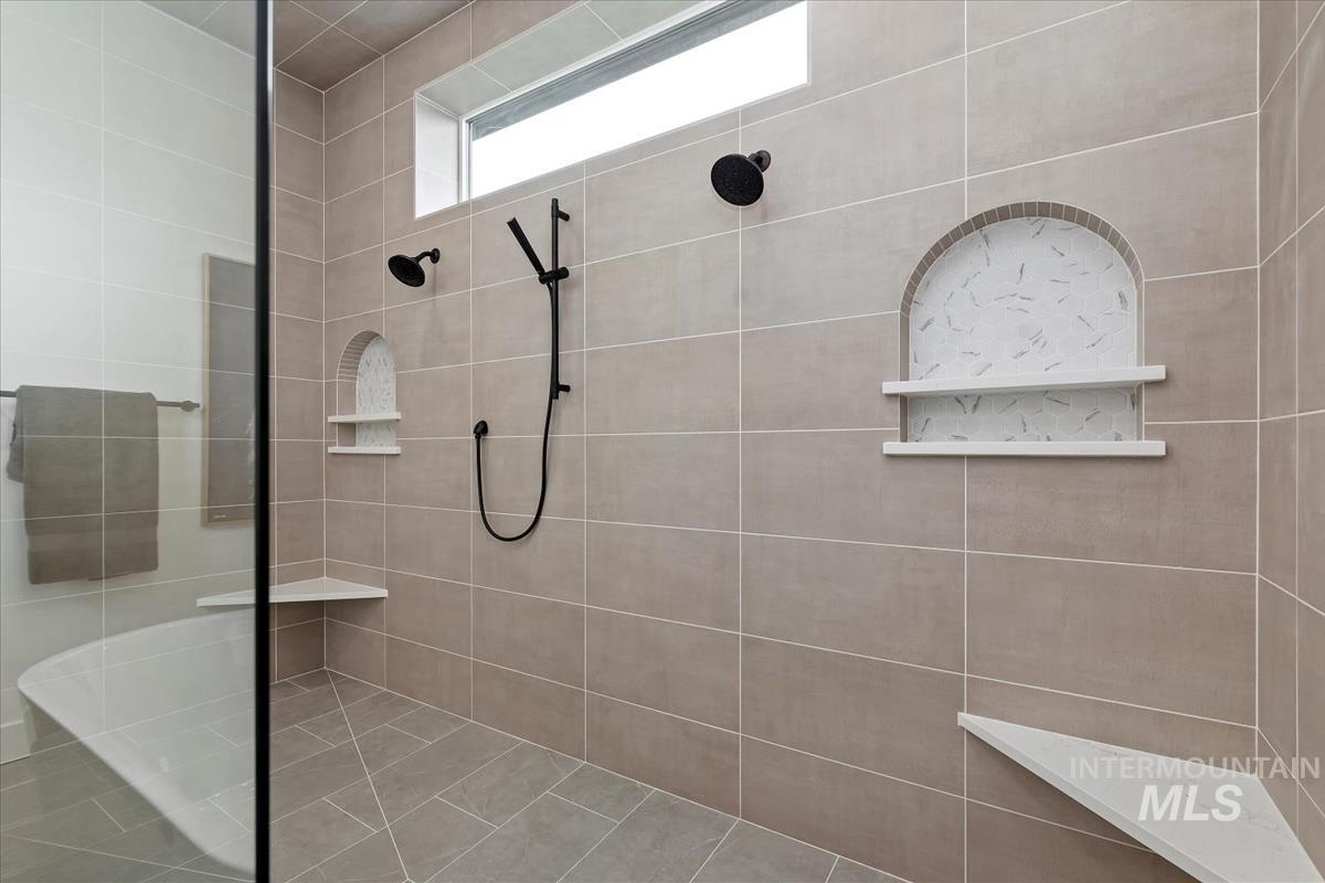 Full bath with walk in shower