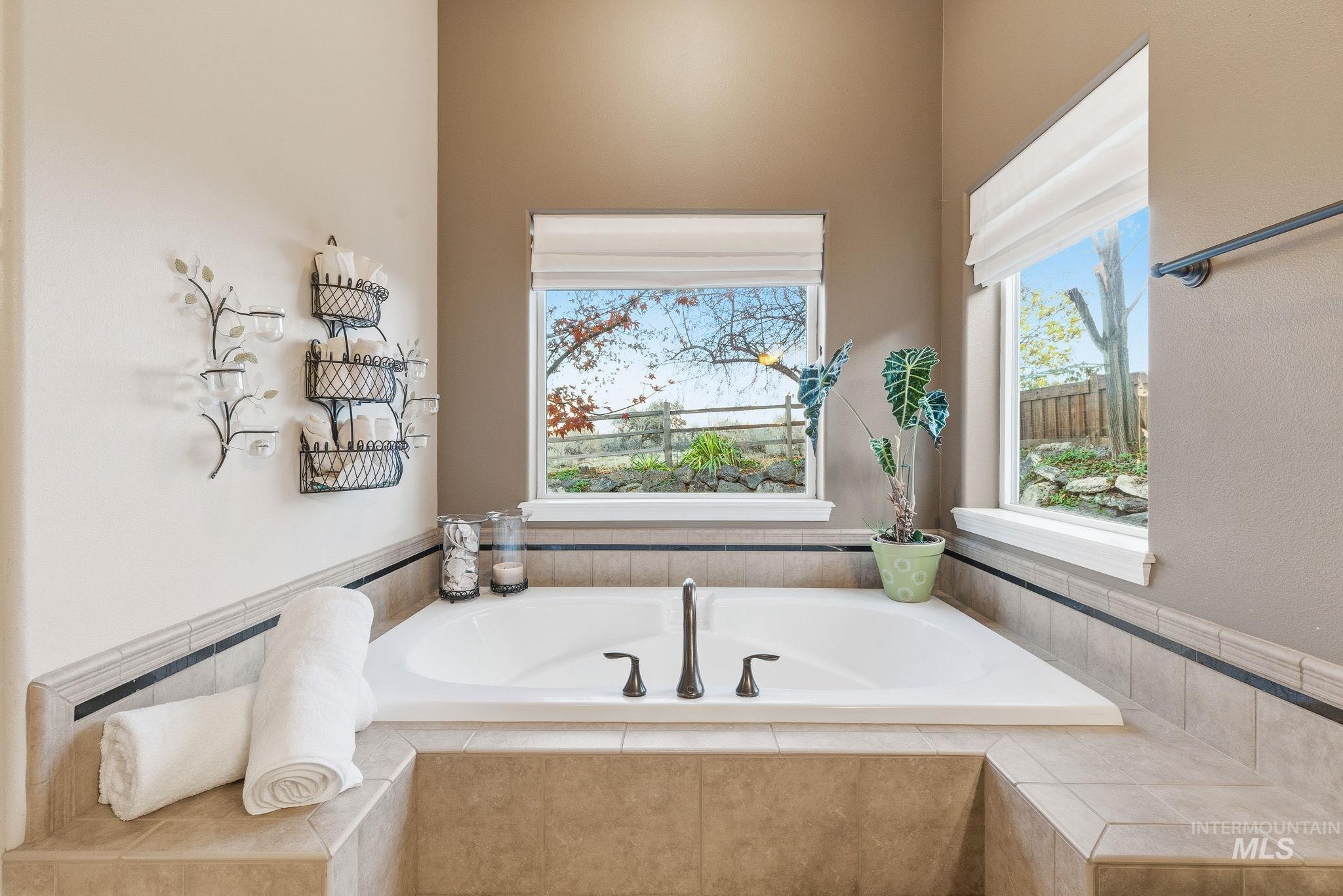 Bathroom with a bath