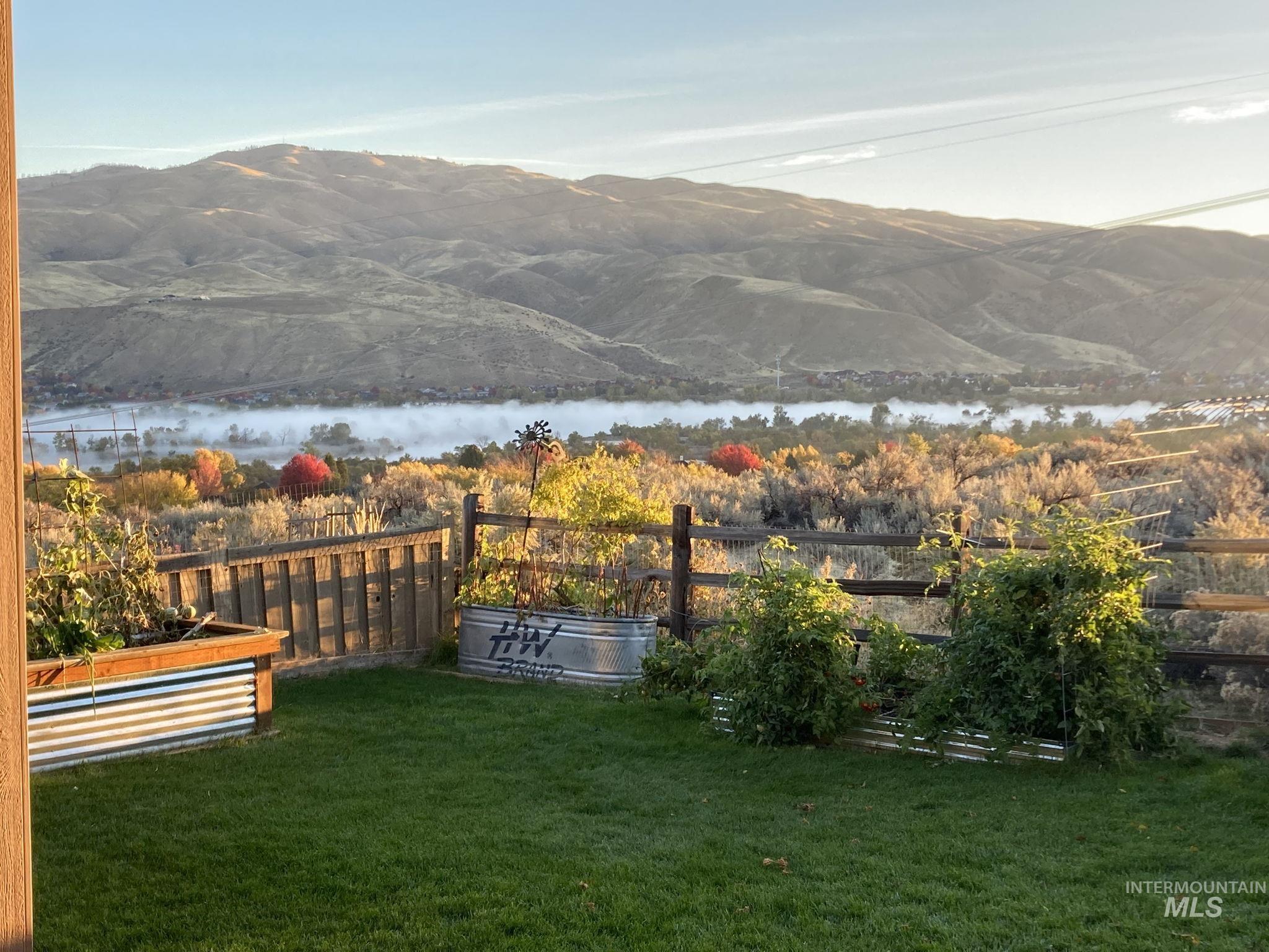 Mountain view with Boise River