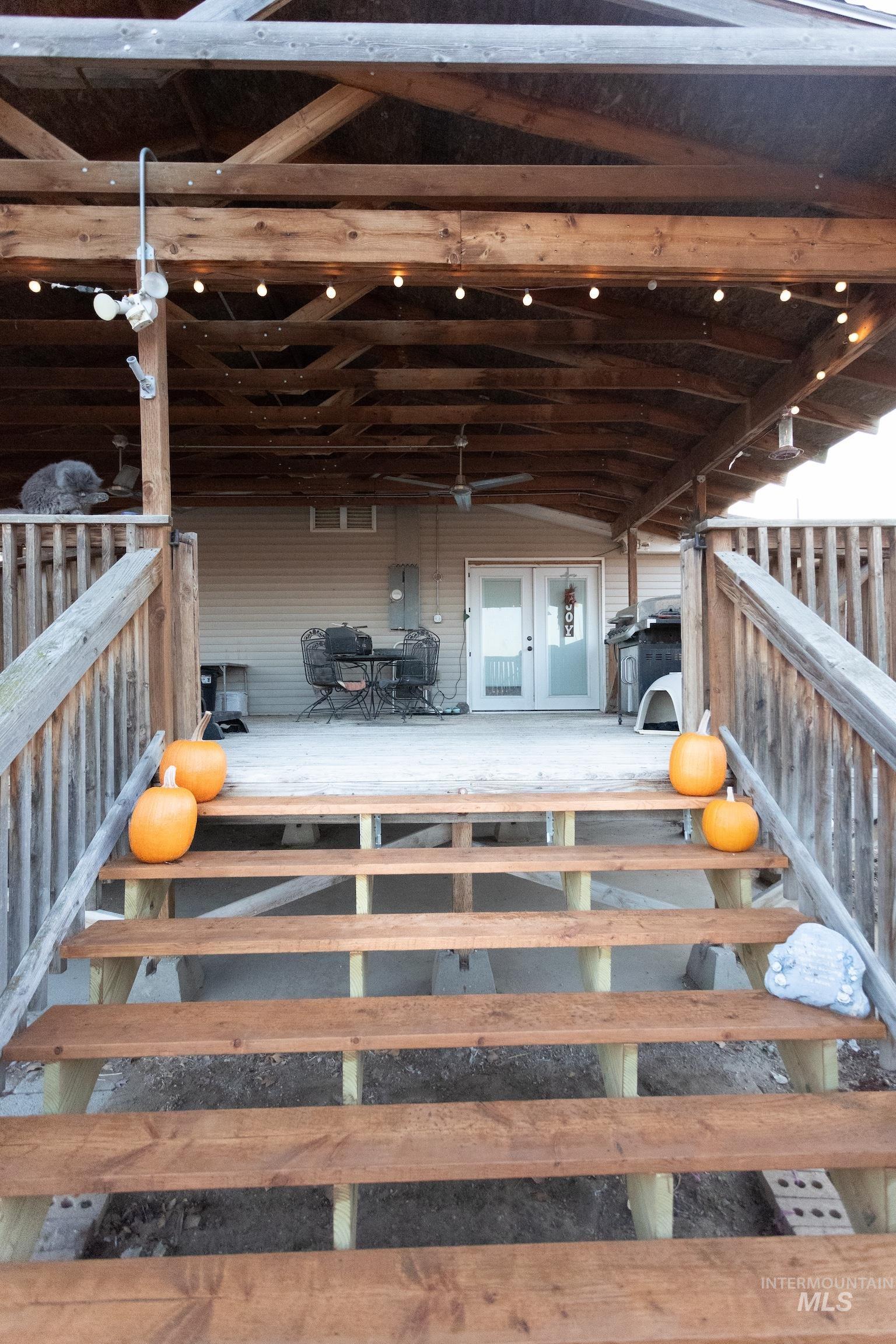 Exterior space featuring electric panel