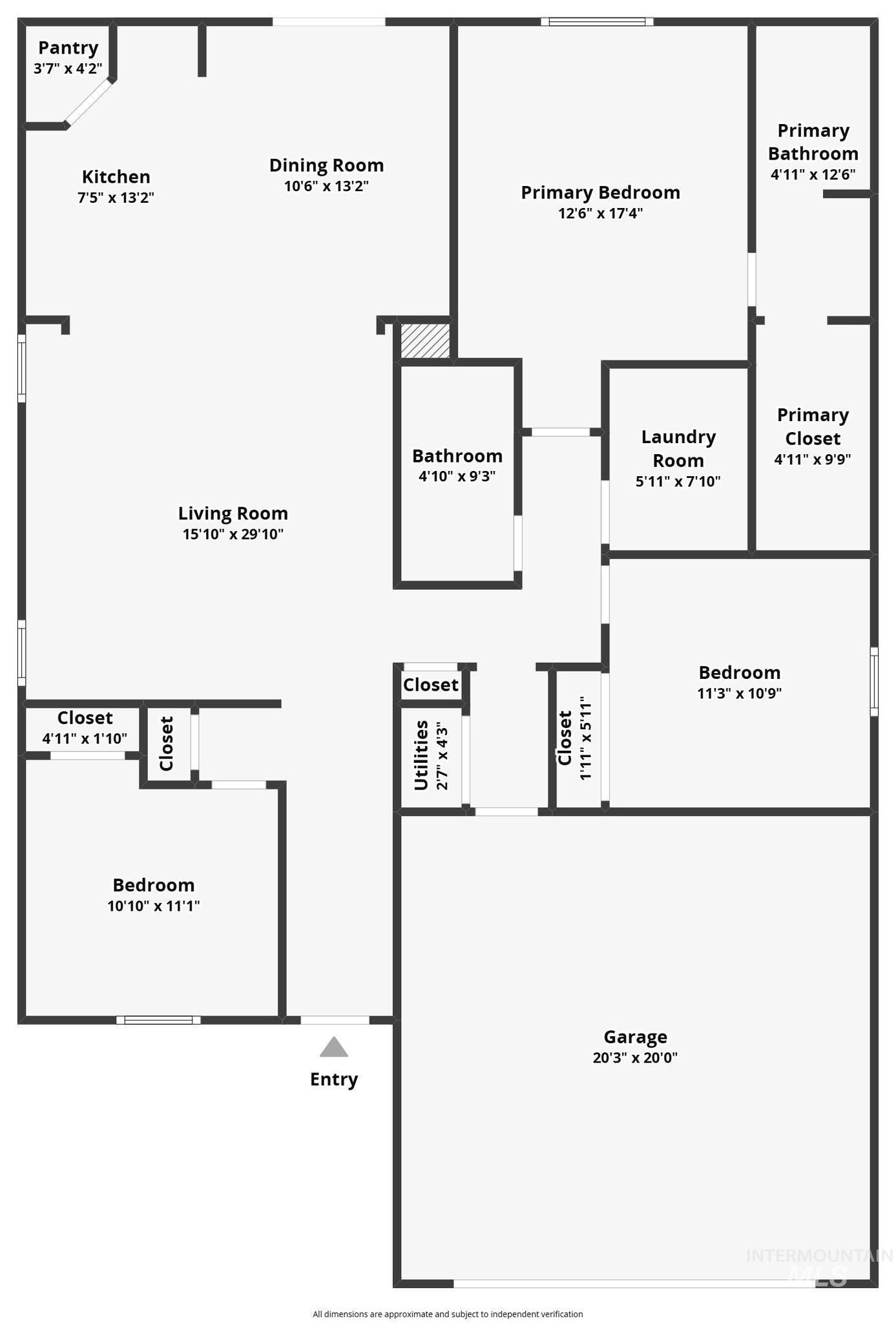 View of floor plan / room layout