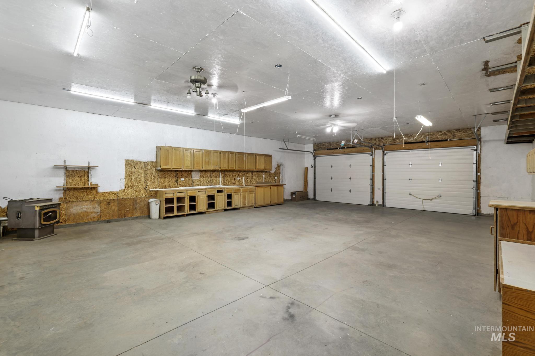 View of garage/shop.  30x40 Cleary fully insulated.