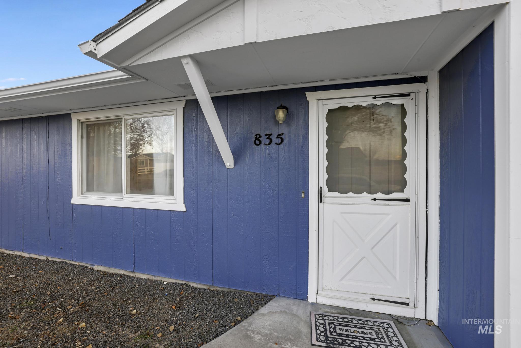 View of exterior entry