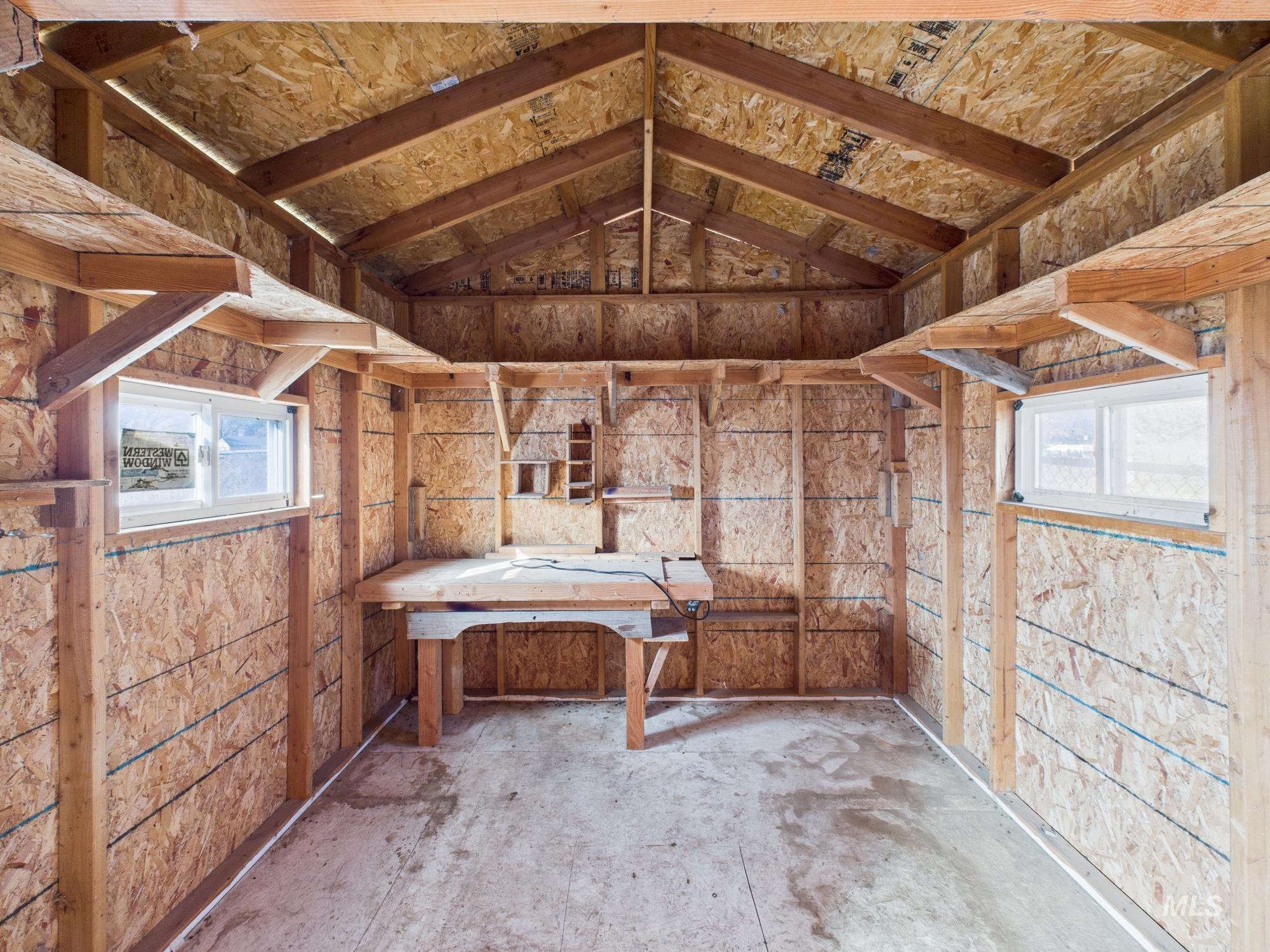 View of storage room