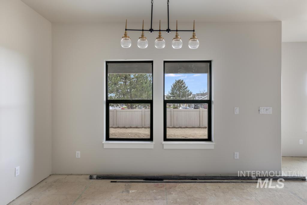 View of unfurnished dining area
