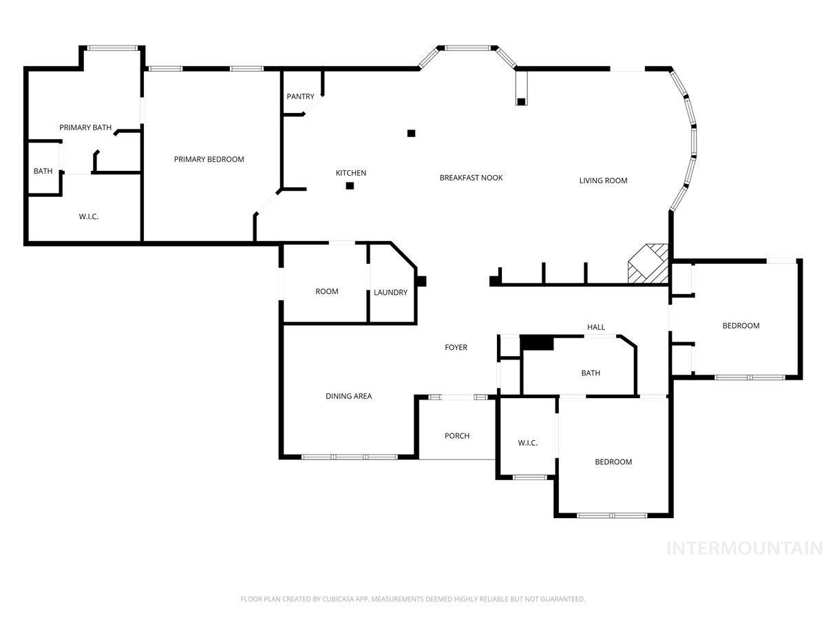 View of floor plan / room layout