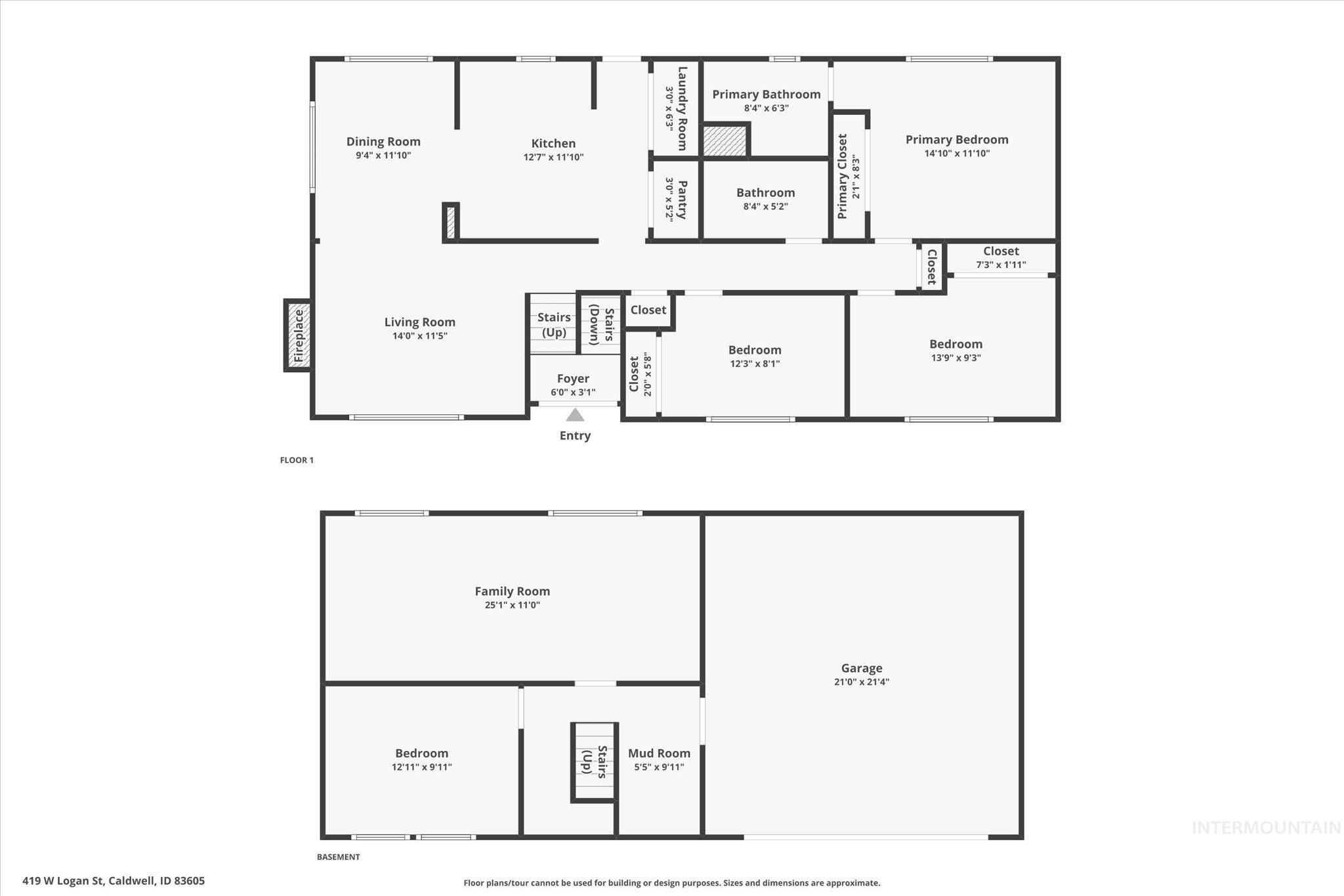 View of floor plan / room layout