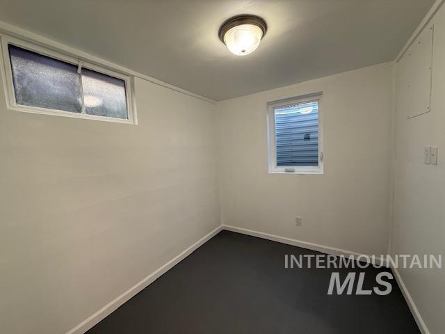 Basement bedroom