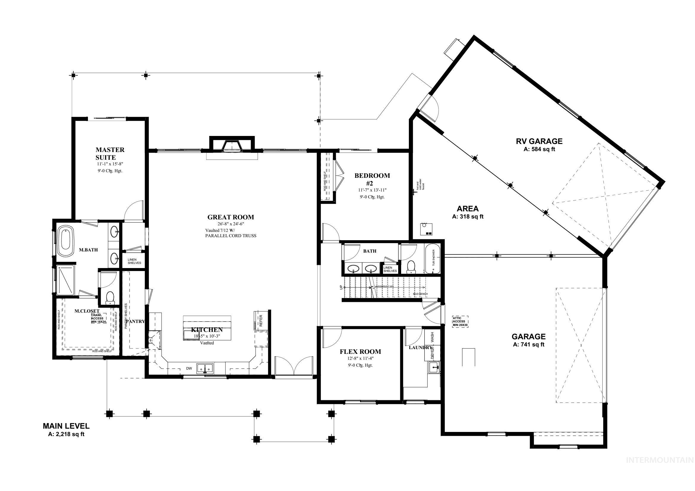 View of room layout