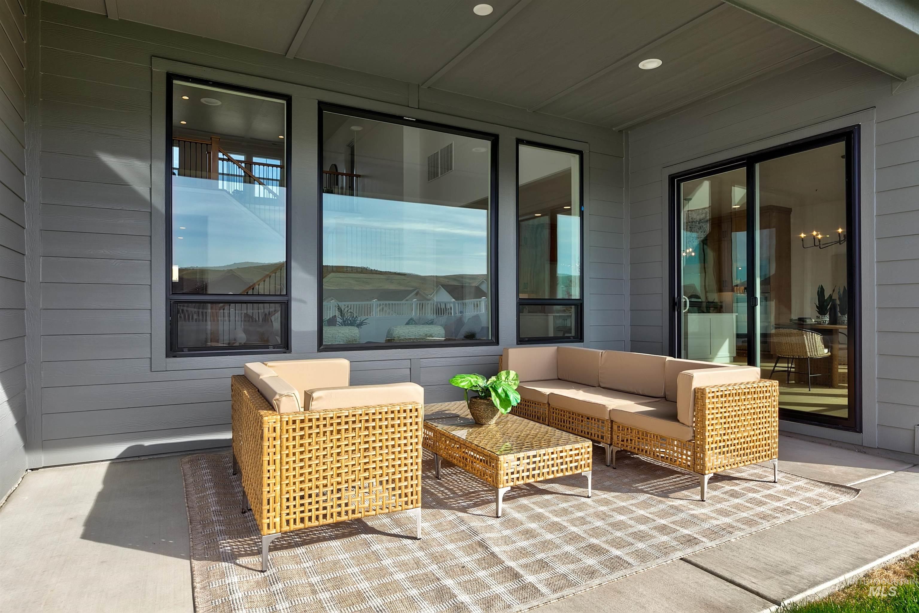 View of patio featuring an outdoor living space