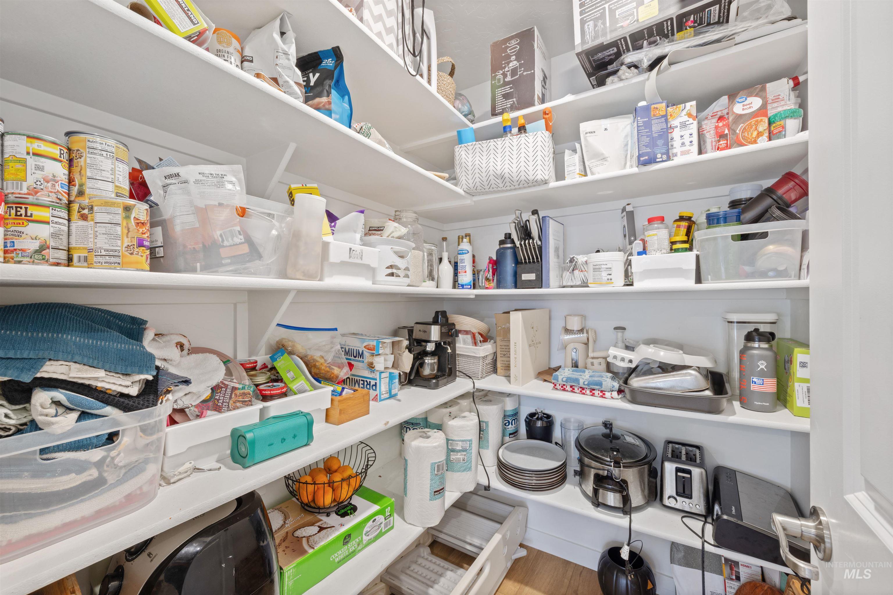 View of storage area