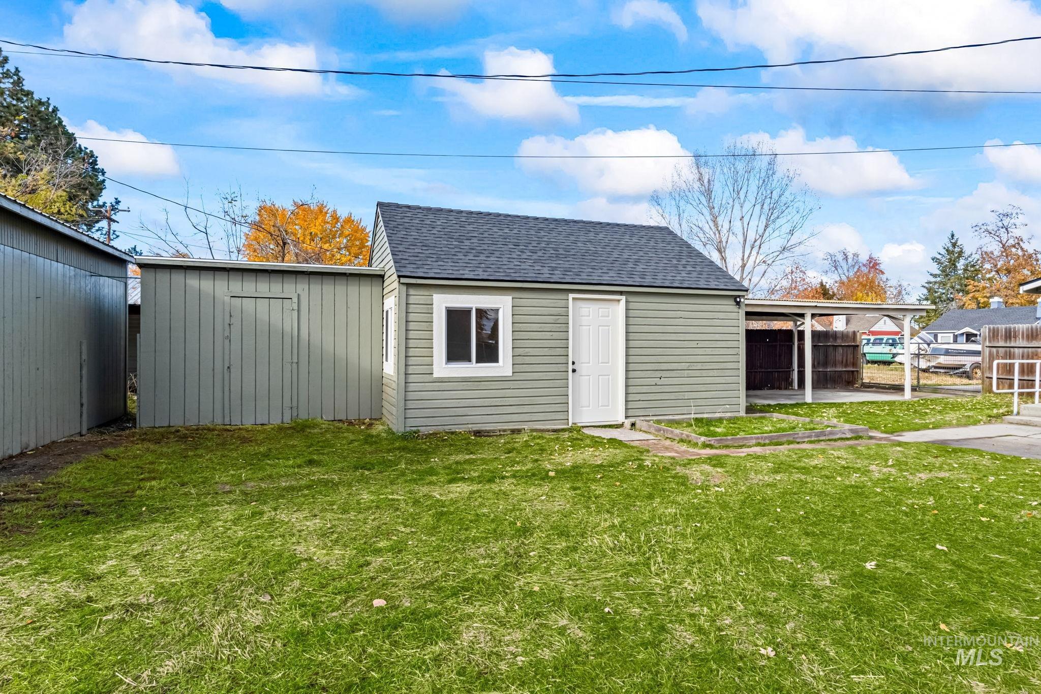 View of outdoor structure