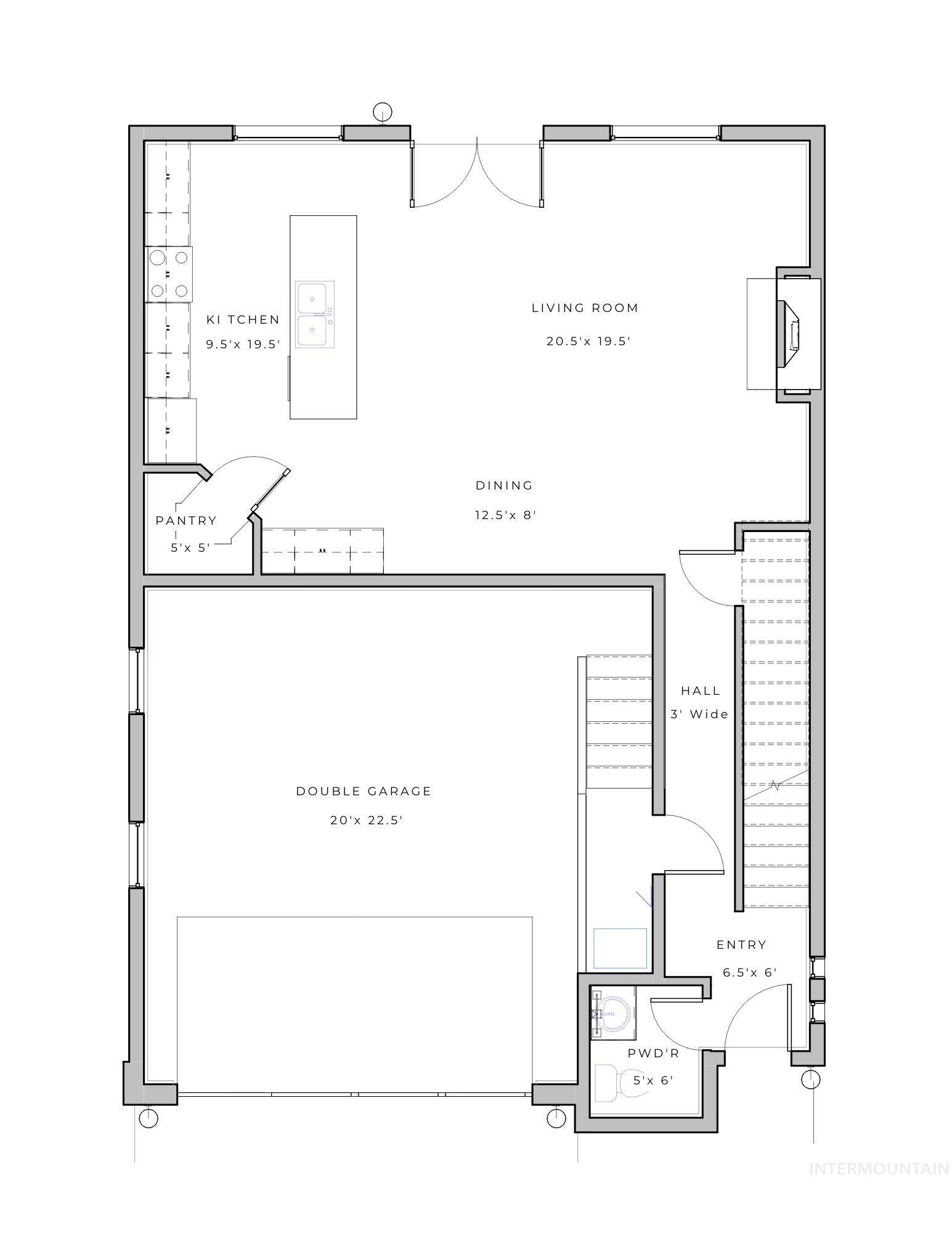 View of floor plan / room layout