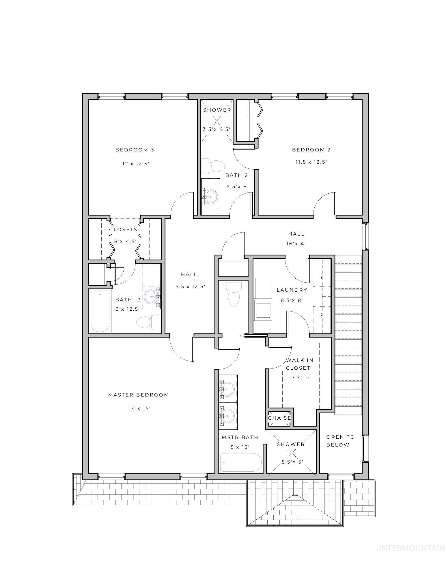 View of room layout