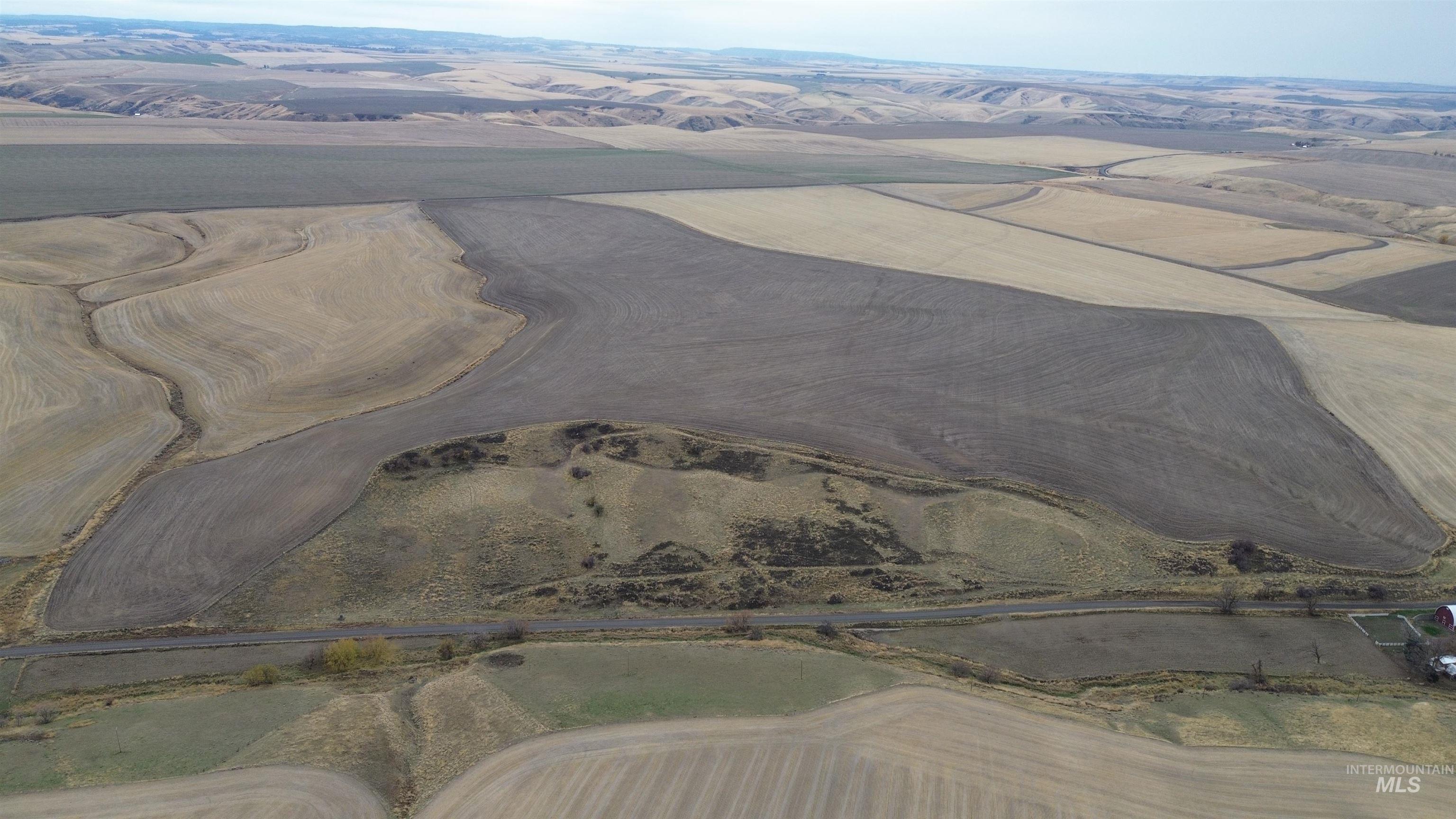 Aerial overview of property's location featuring rural landscape