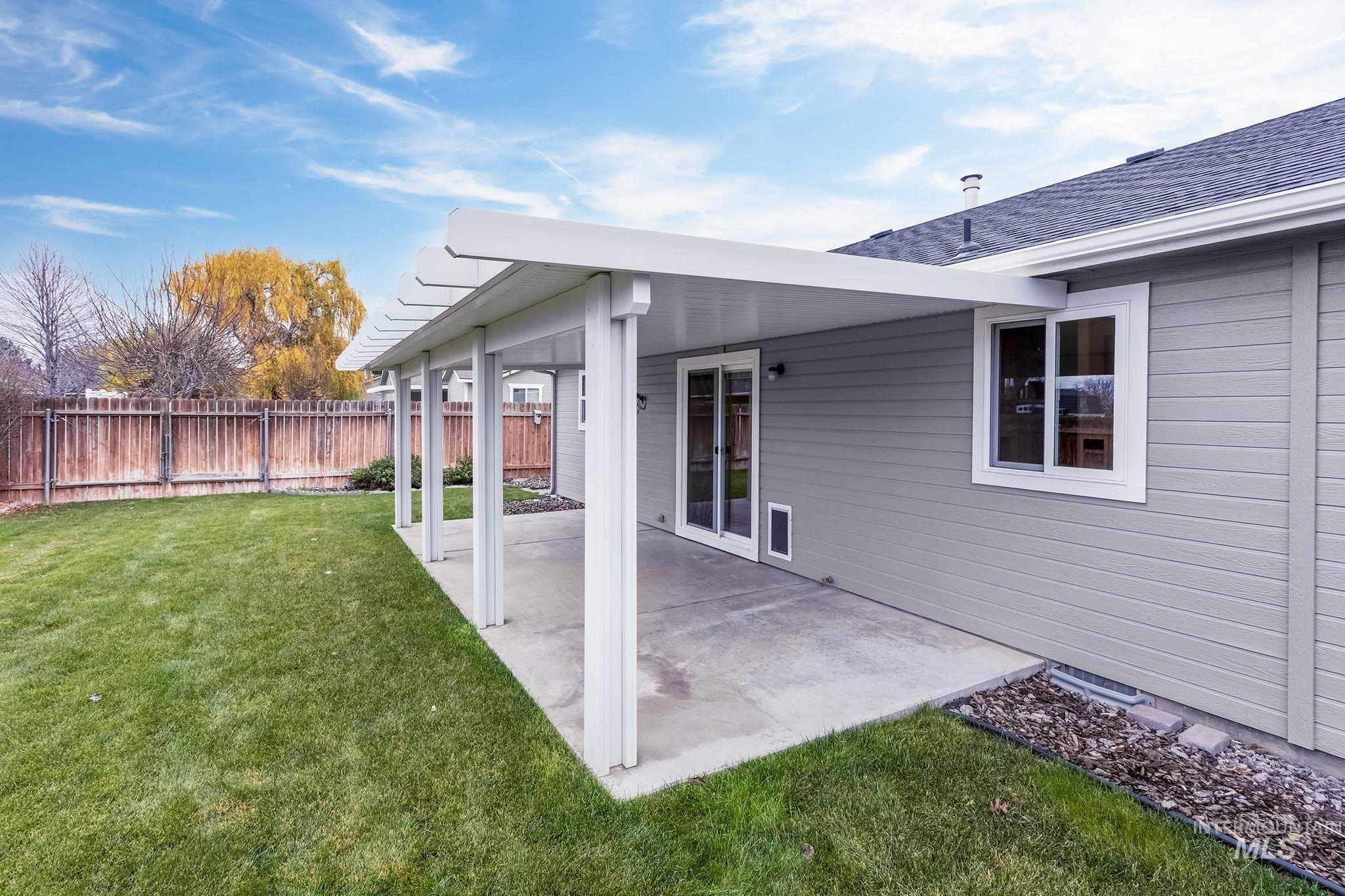View of yard featuring a patio area
