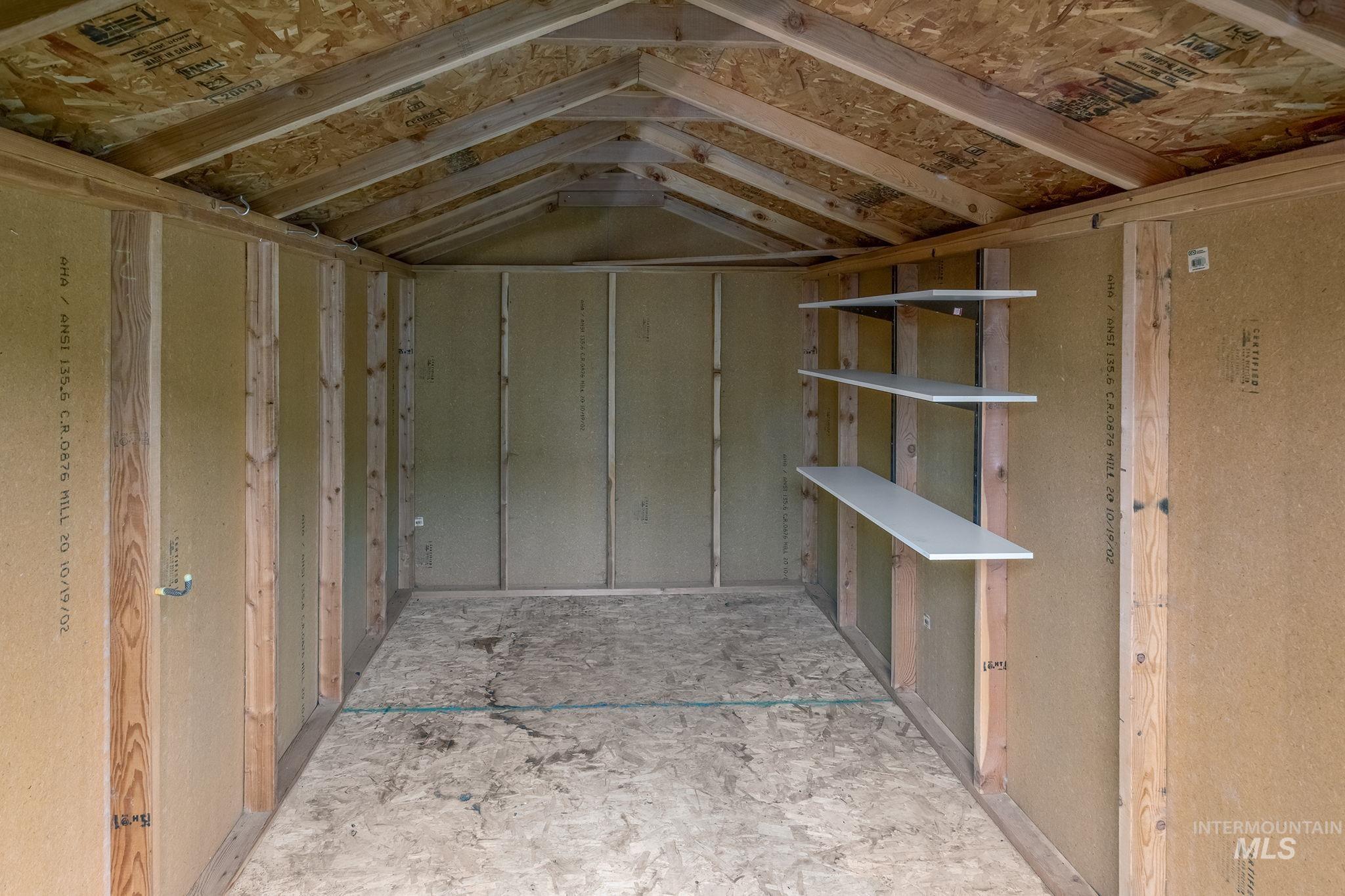 View of storage area