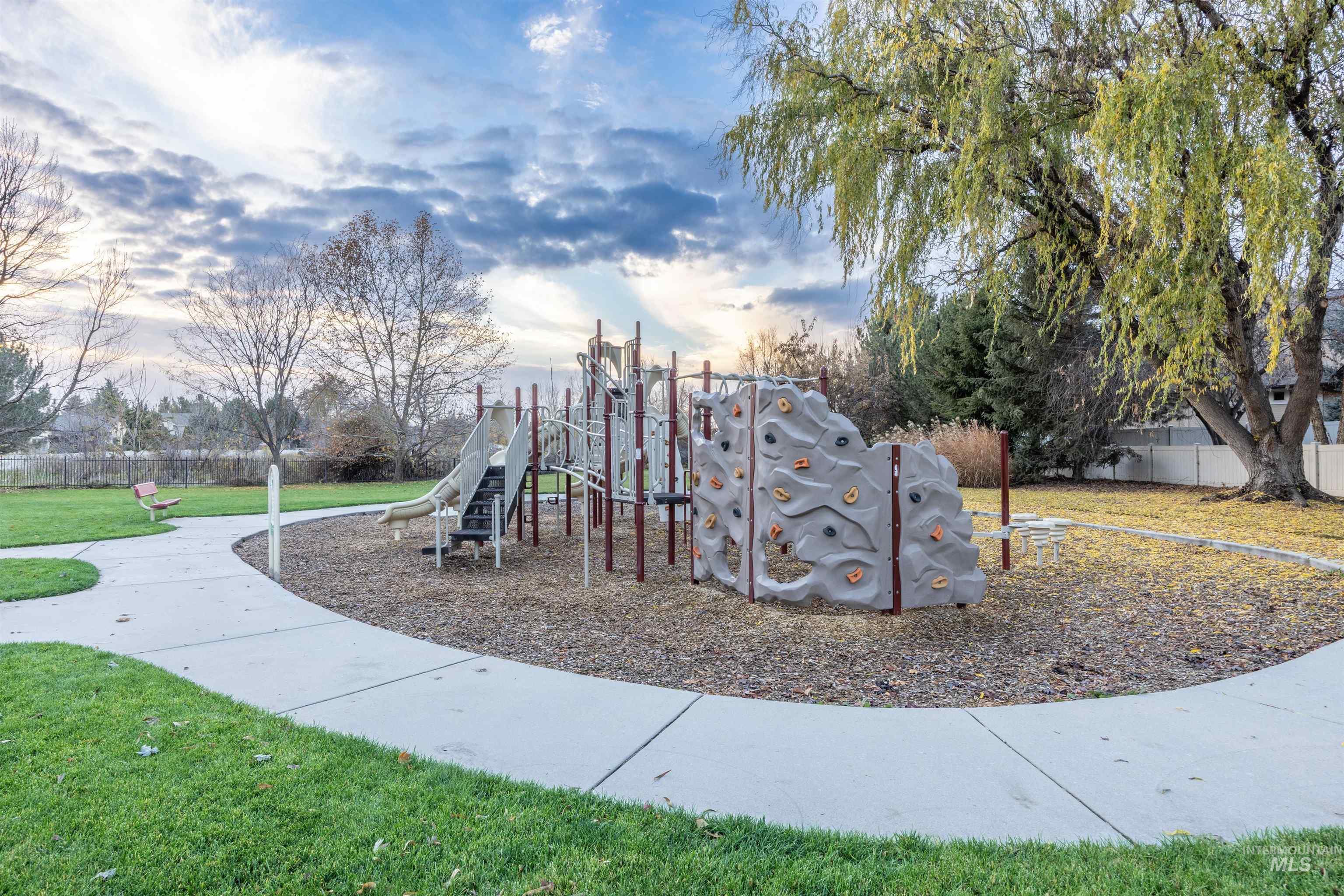 View of community jungle gym