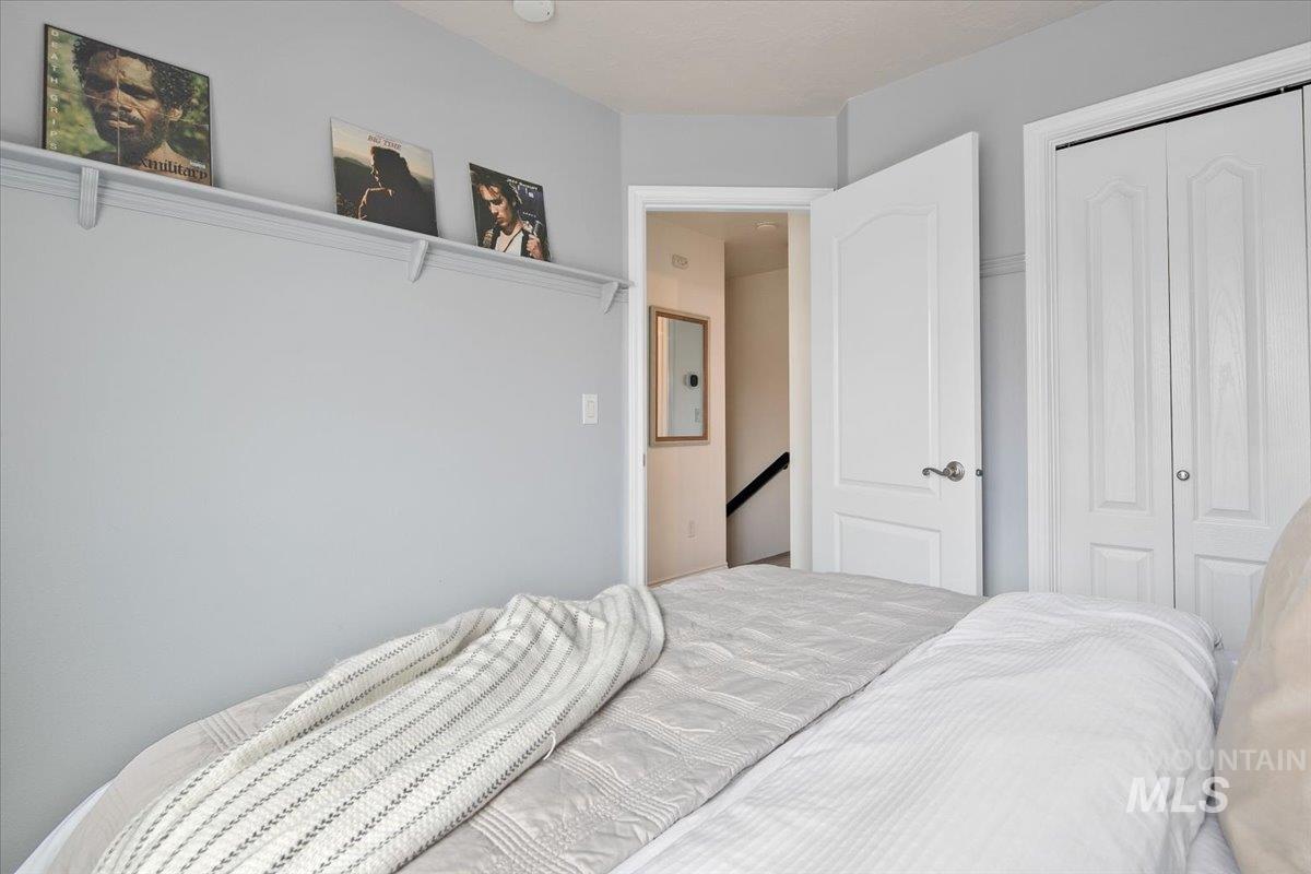 Bedroom featuring a closet
