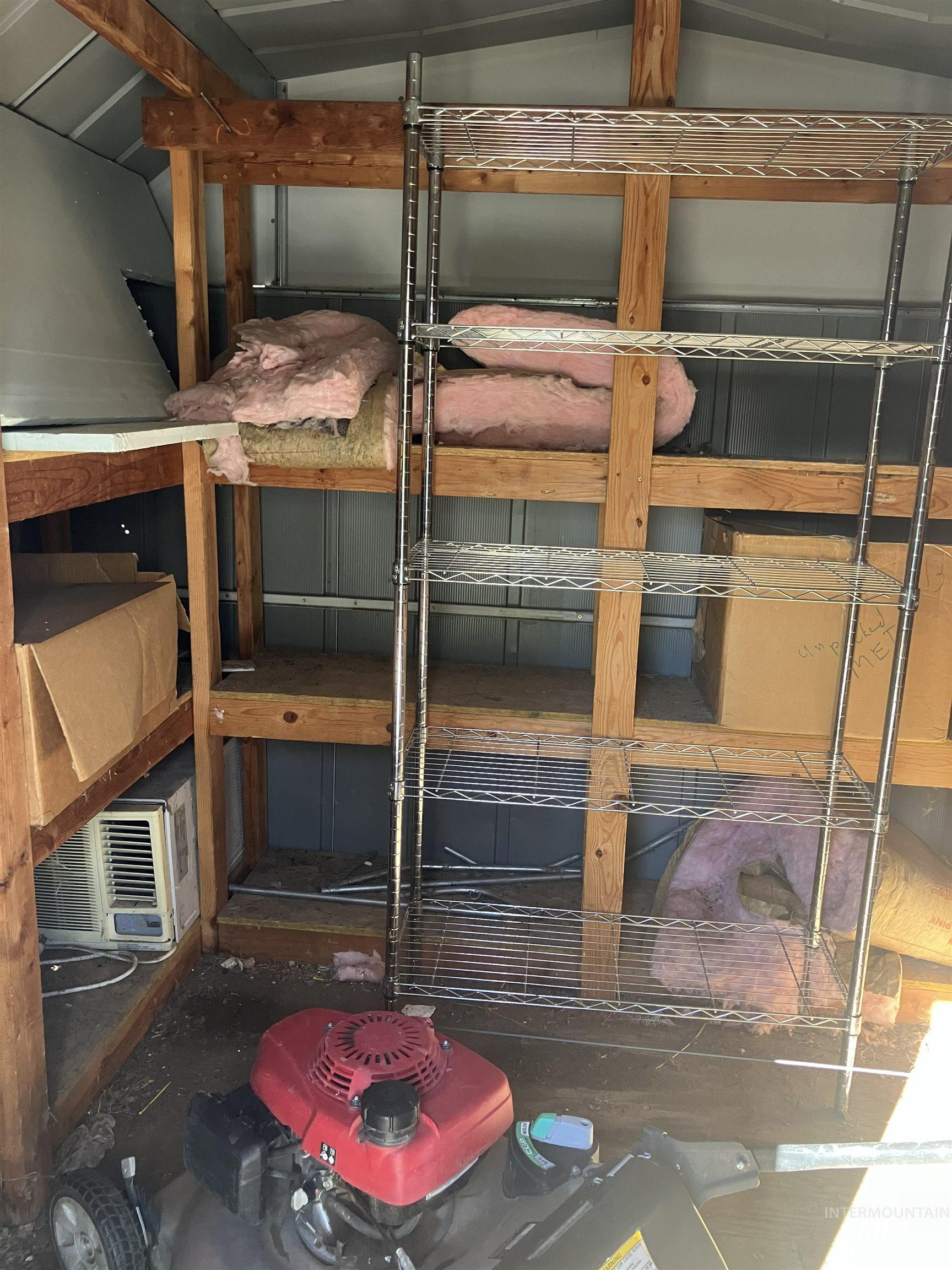 View of storage area