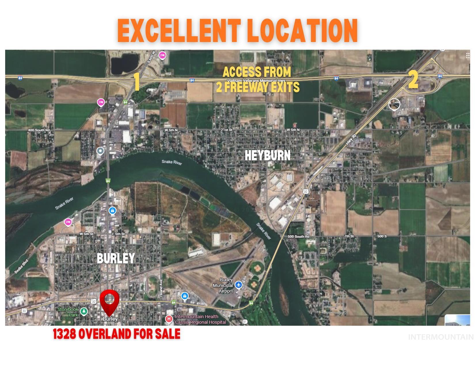 1328 Overland Ave, Burley, Idaho 83318, Business/Commercial For Sale, Price $460,000, 98968128
