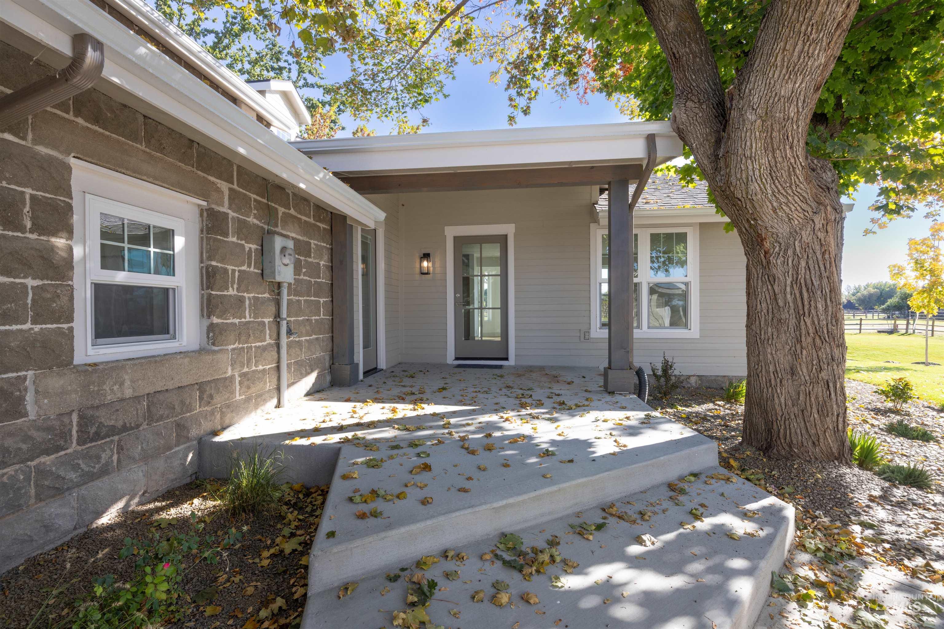 View of exterior entry