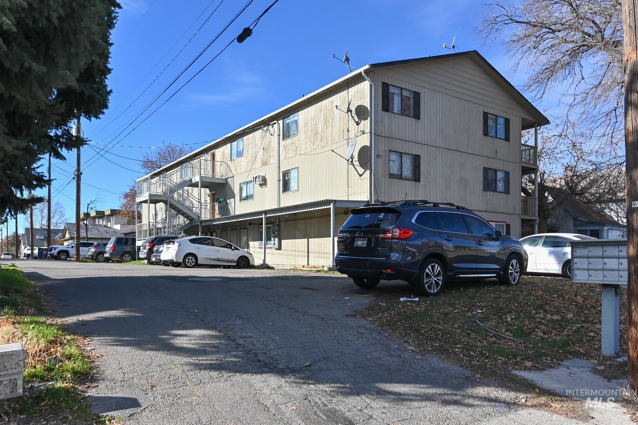 View of asphalt street