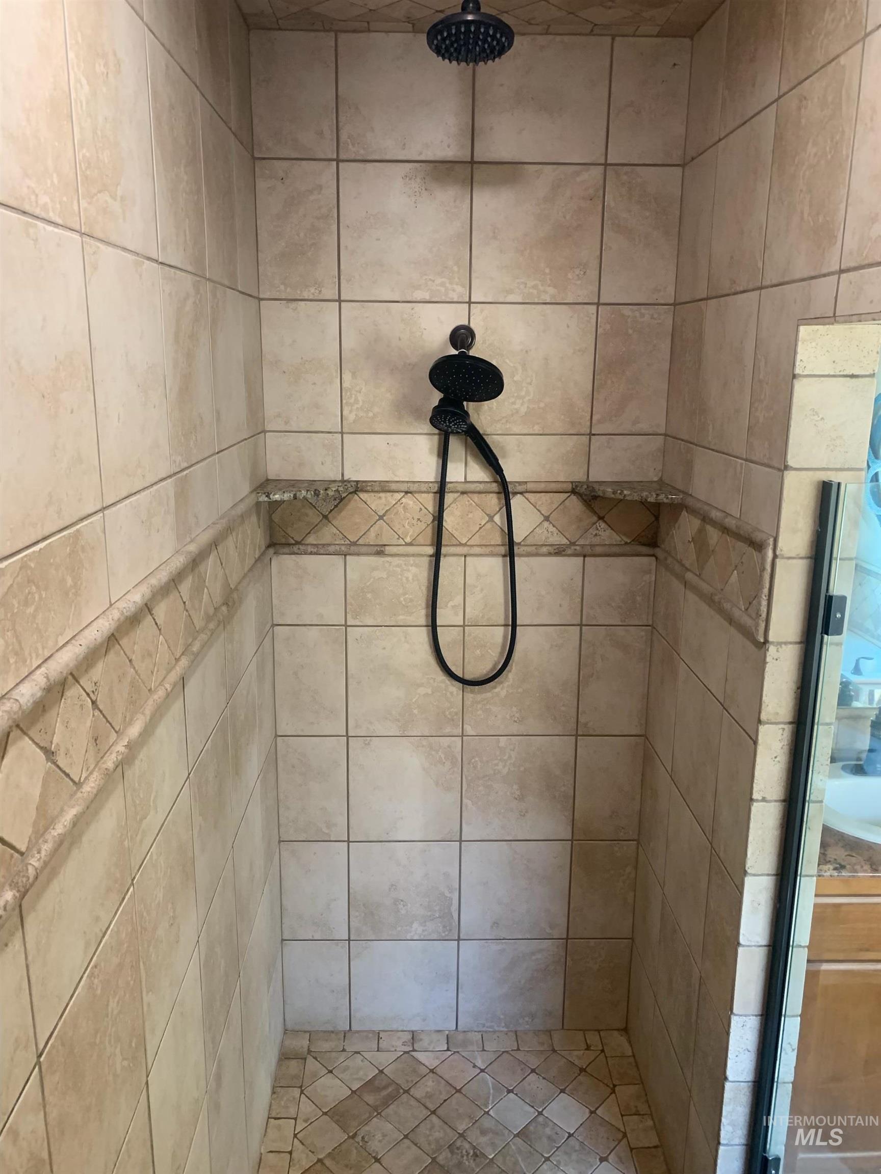 Bathroom featuring a stall shower
