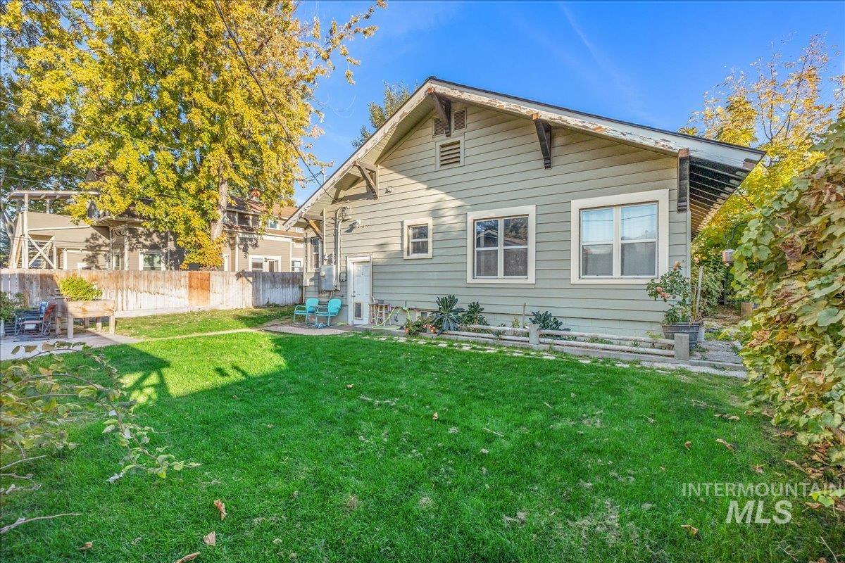 Rear view of property