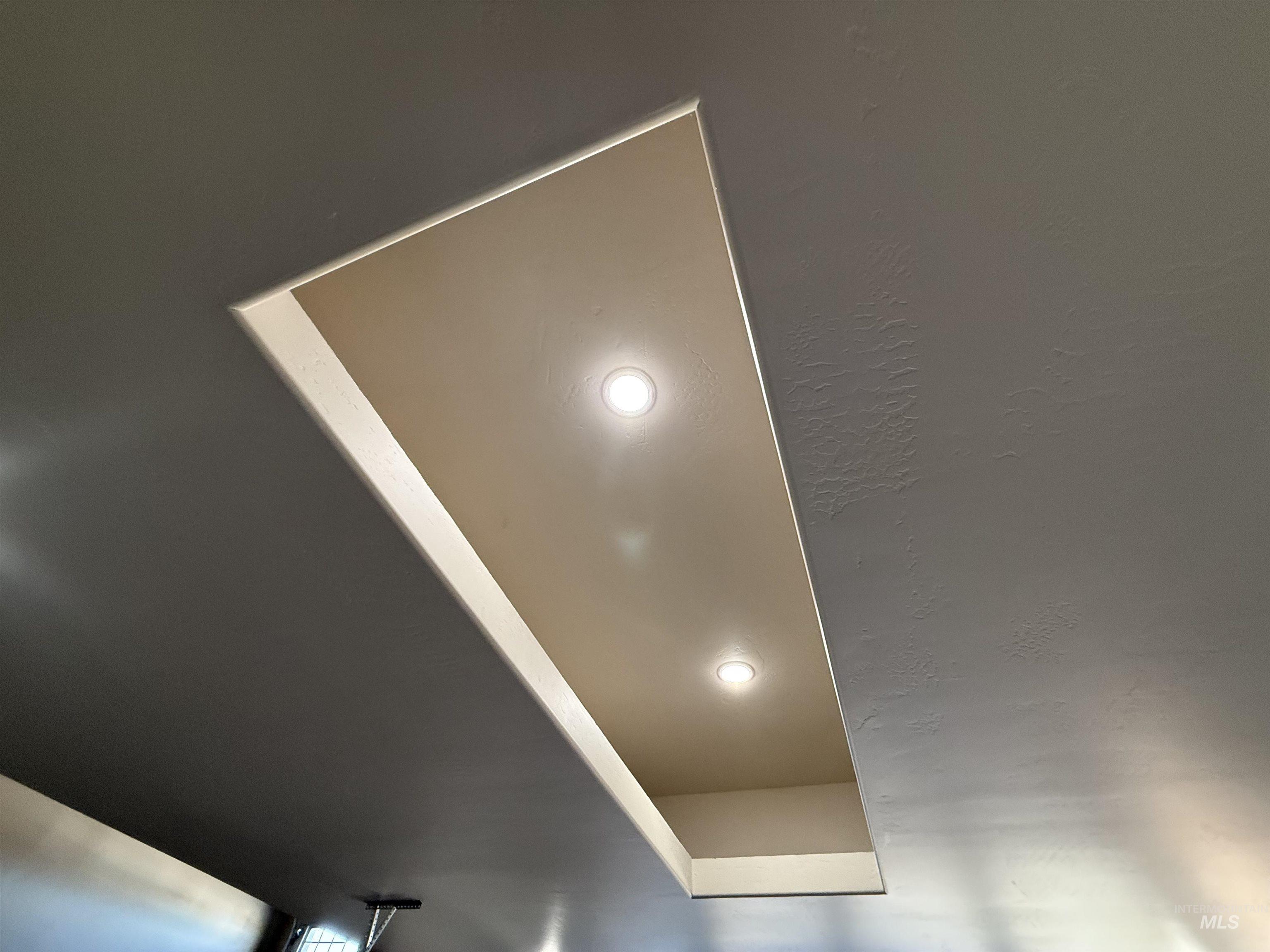 Detailed view of recessed lighting
