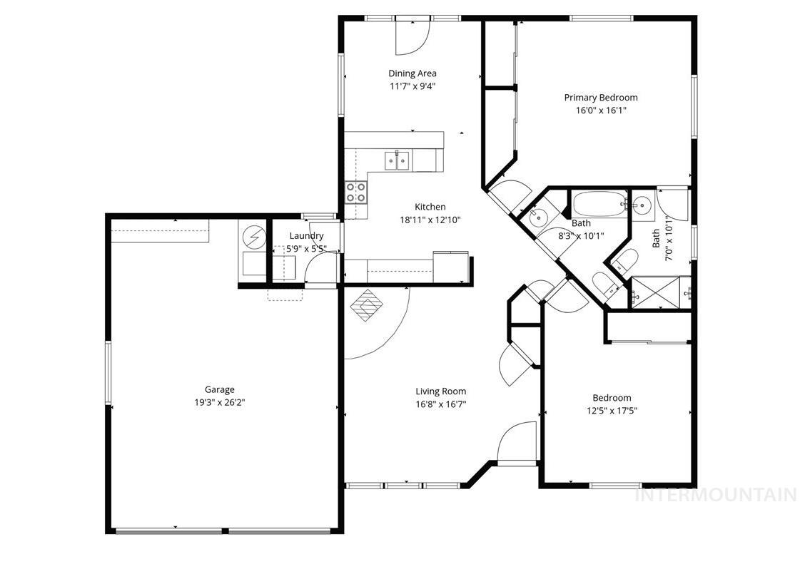 12369 W Sitka Dr, Boise, Idaho 83713, 2 Bedrooms, 2 Bathrooms, Residential For Sale, Price $418,000, 98968324